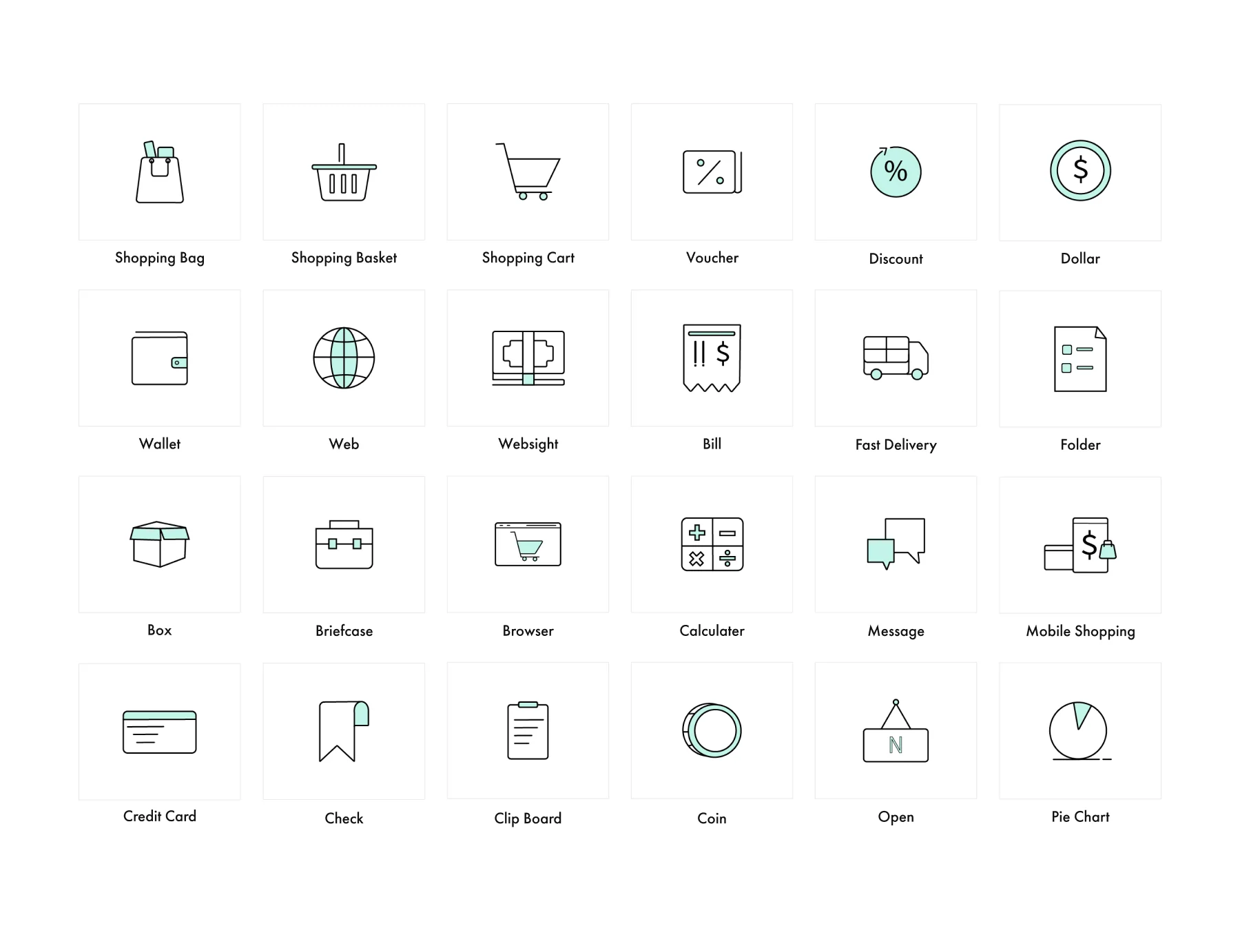 Ecommerce Icons 3