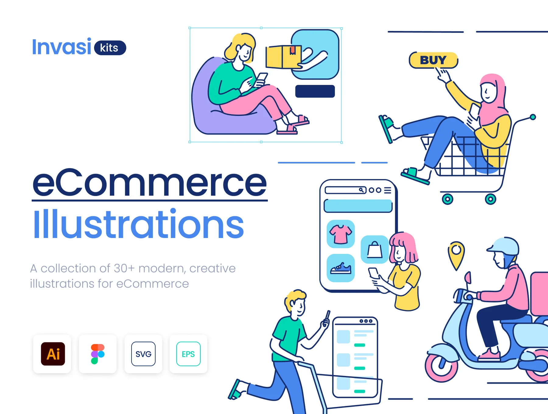 eCommerce Illustration Kit