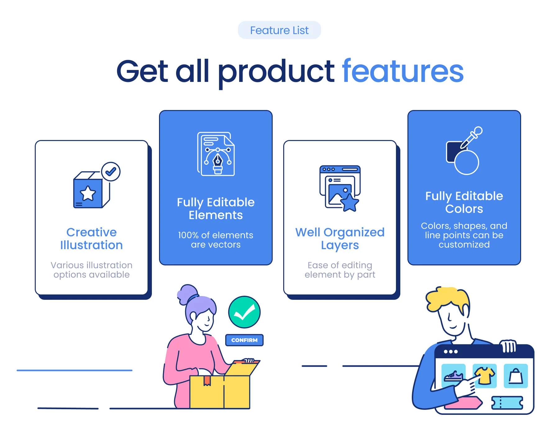 eCommerce Illustration Kit 3