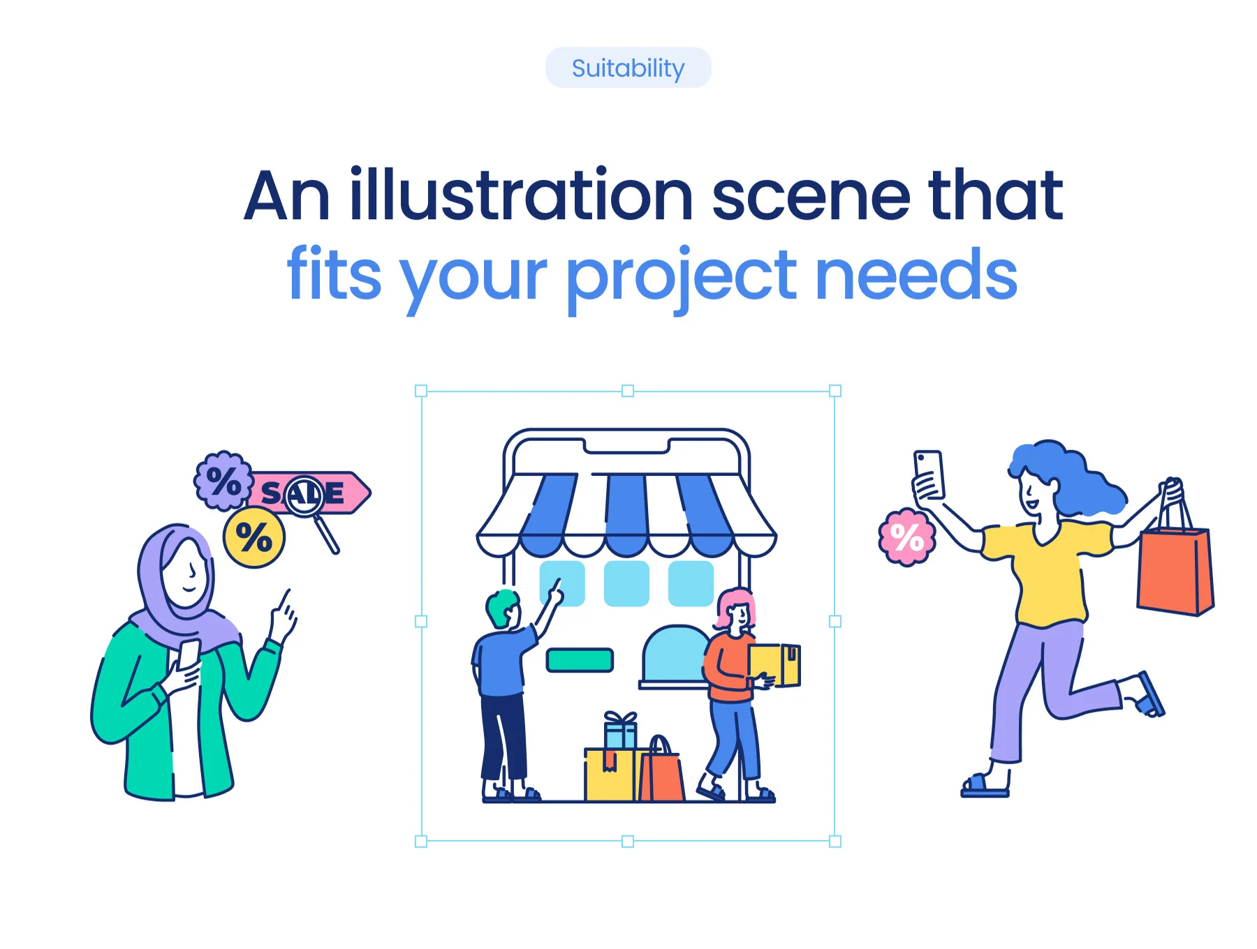 eCommerce Illustration Kit 4