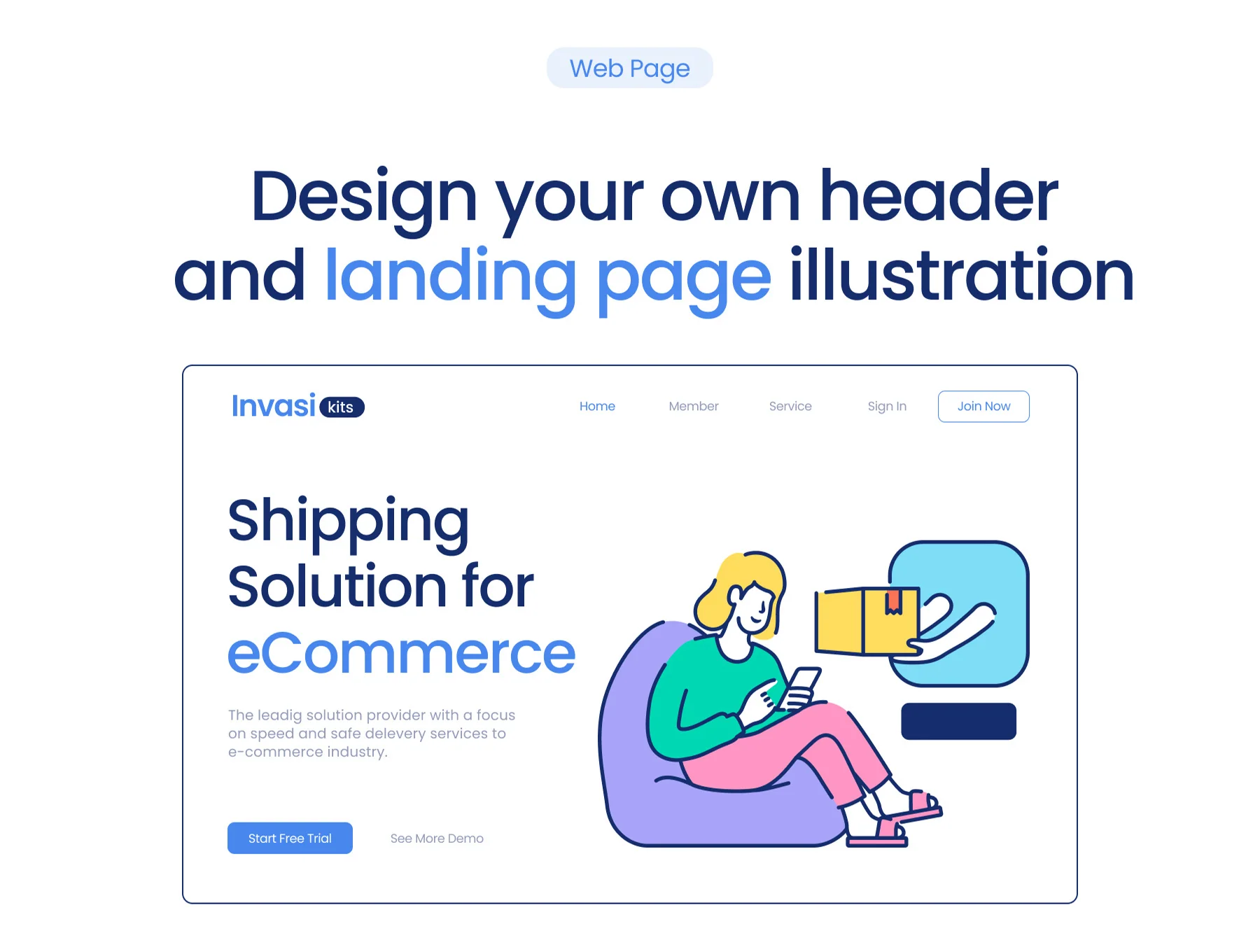 eCommerce Illustration Kit 6