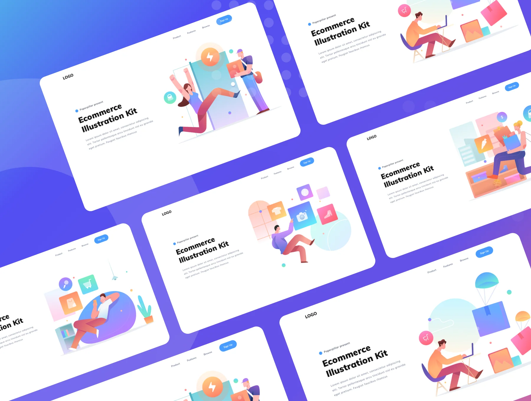 E-Commerce Illustration Kit 5