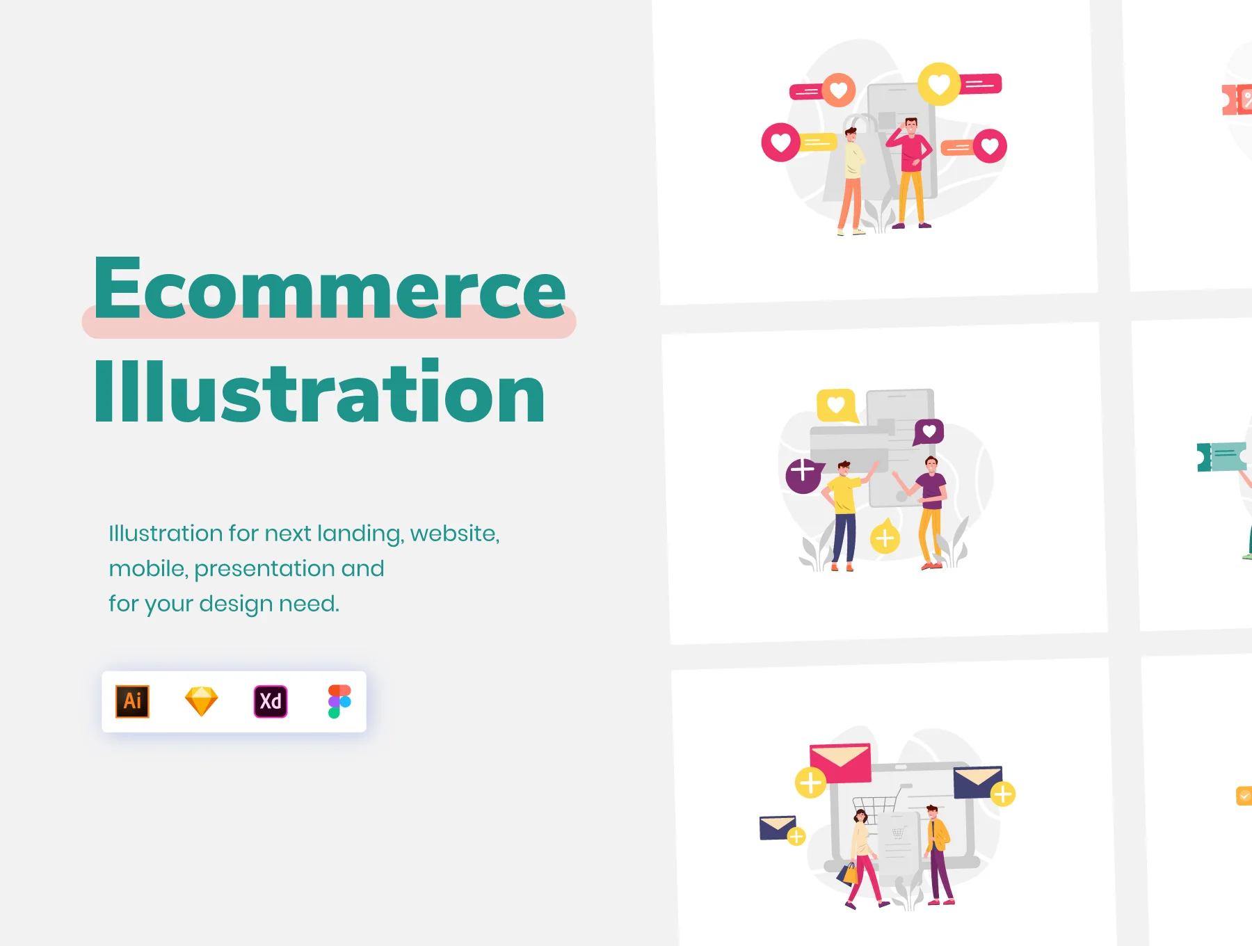 Ecommerce Illustration Startup Vol.1 5