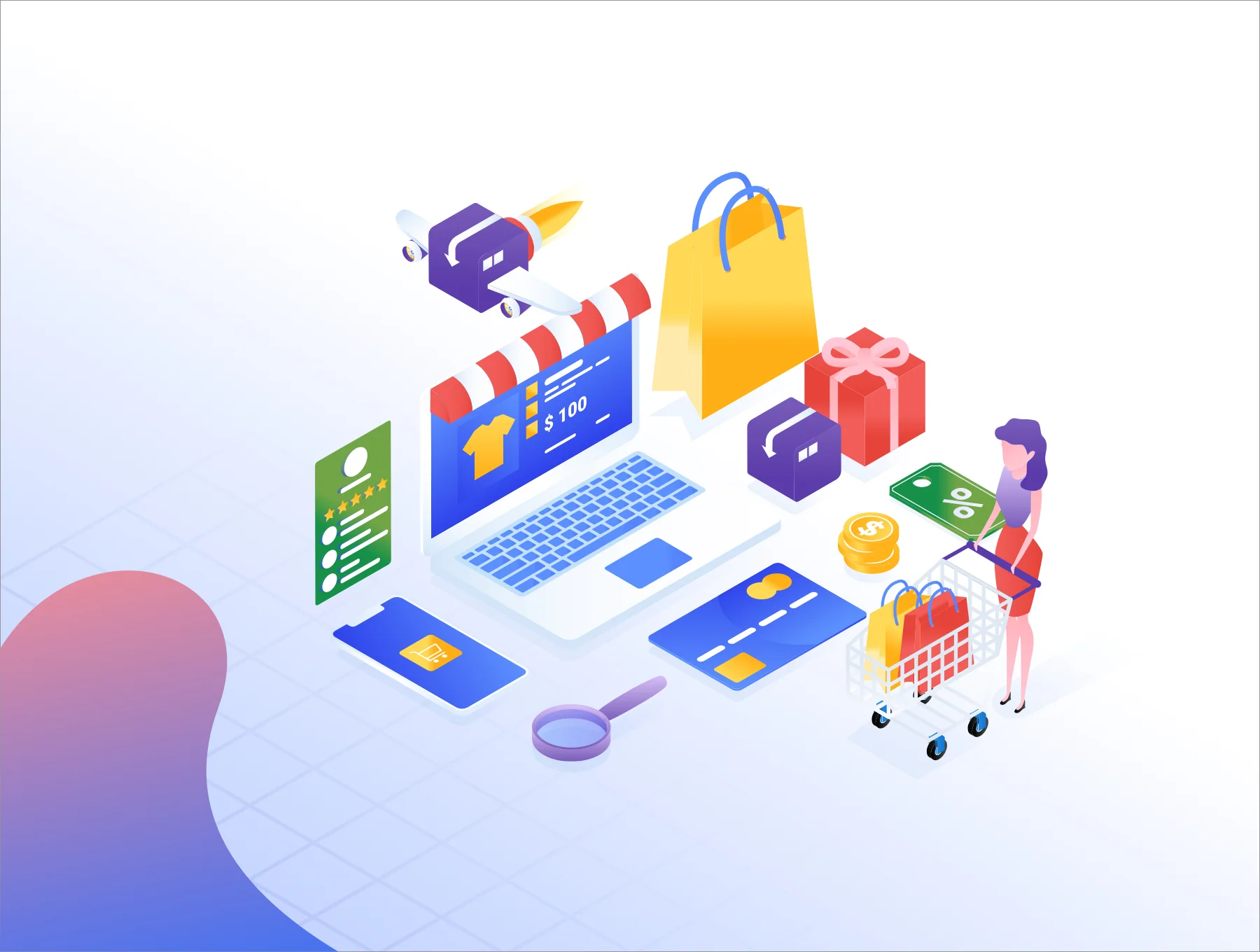 Ecommerce Isometric Illustration 1 7