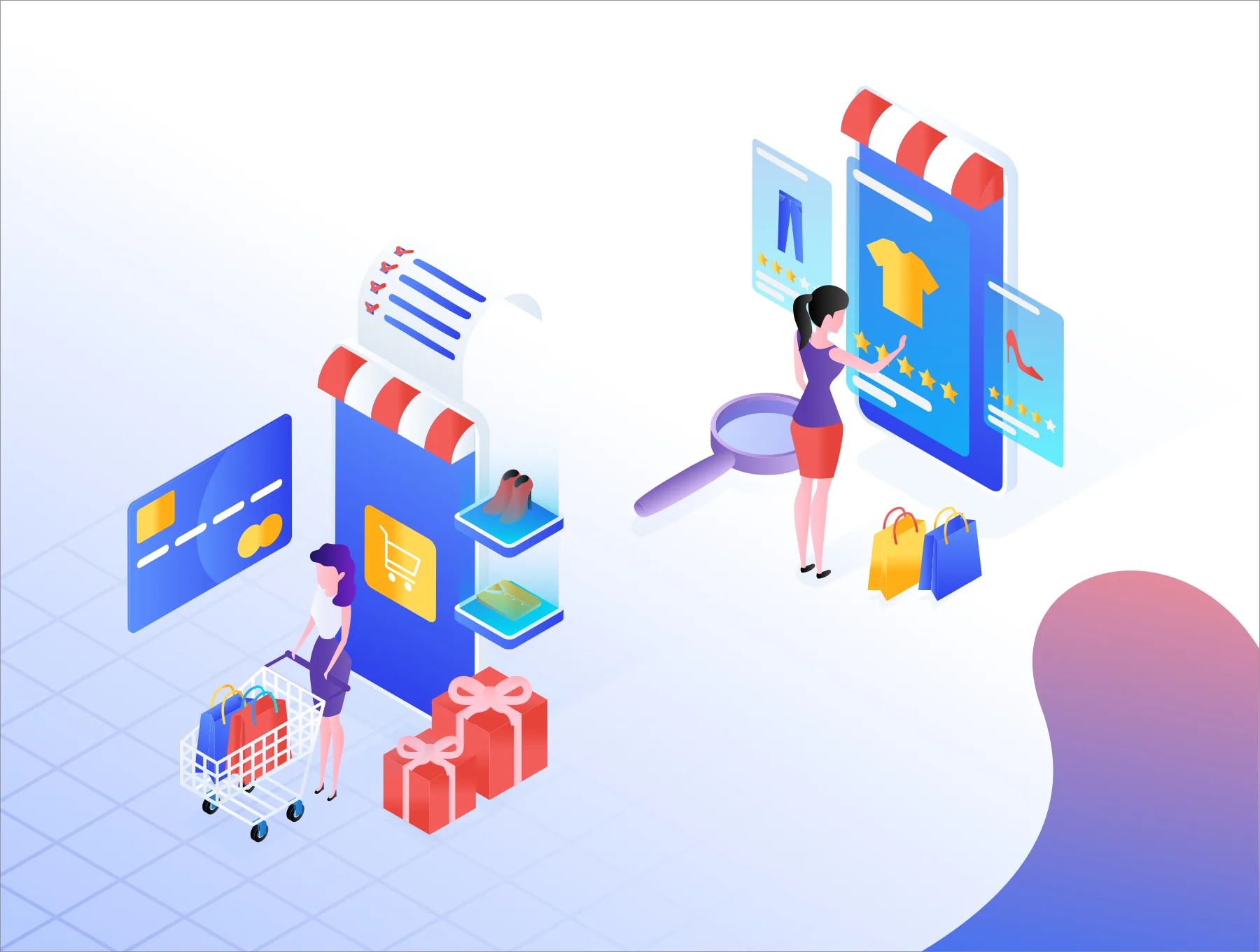 Ecommerce Isometric Illustration 1 8