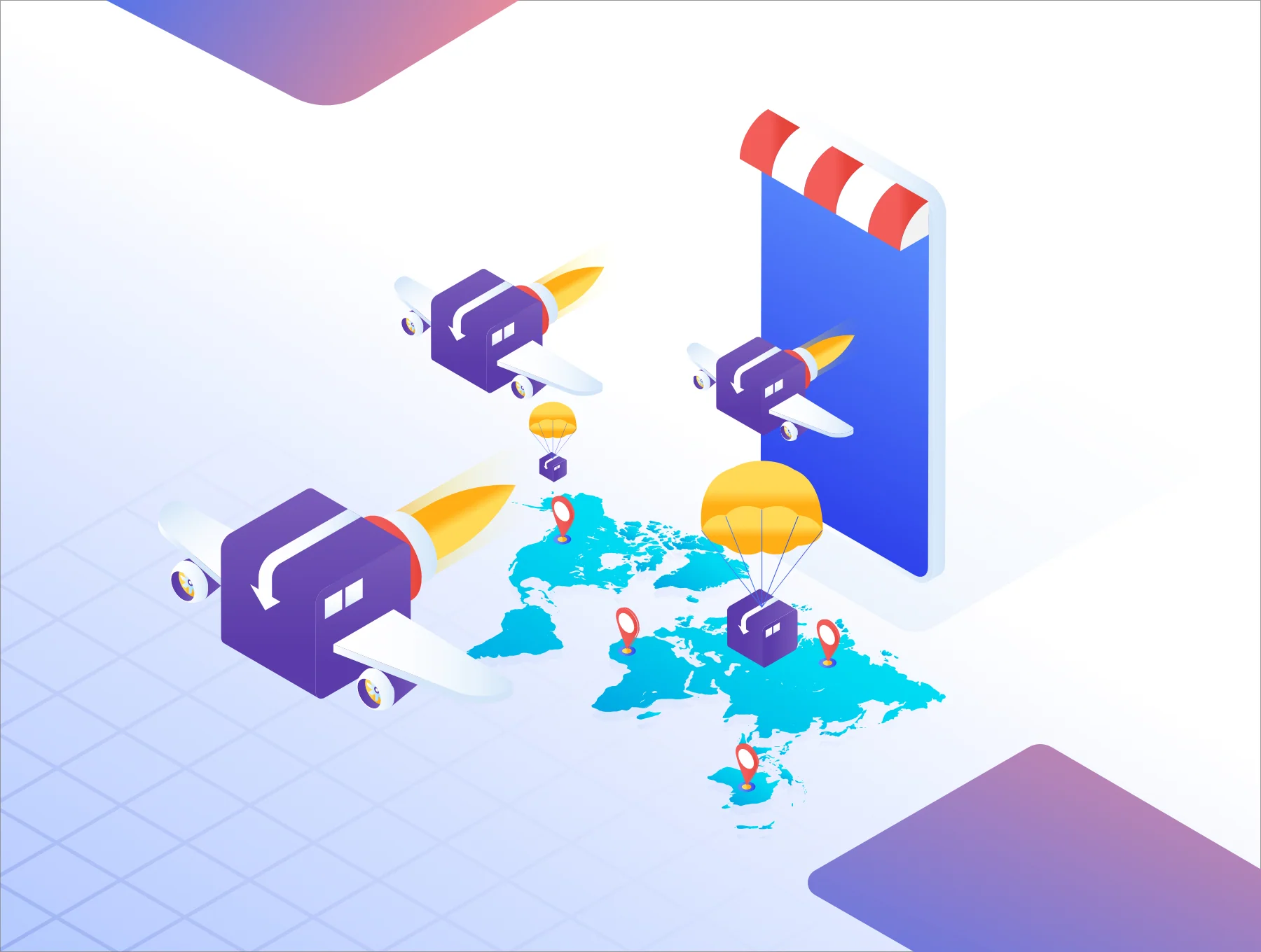Ecommerce Isometric Illustration 3