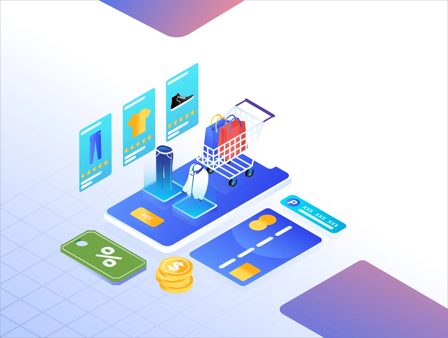 Ecommerce Isometric Illustration 4