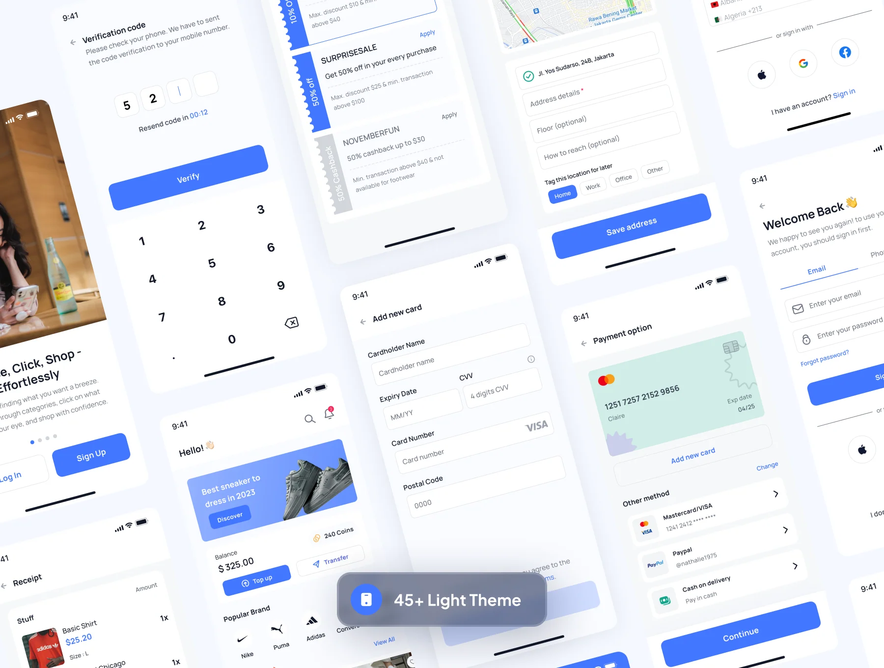 Ecommerce Mobile App UI Kit 5