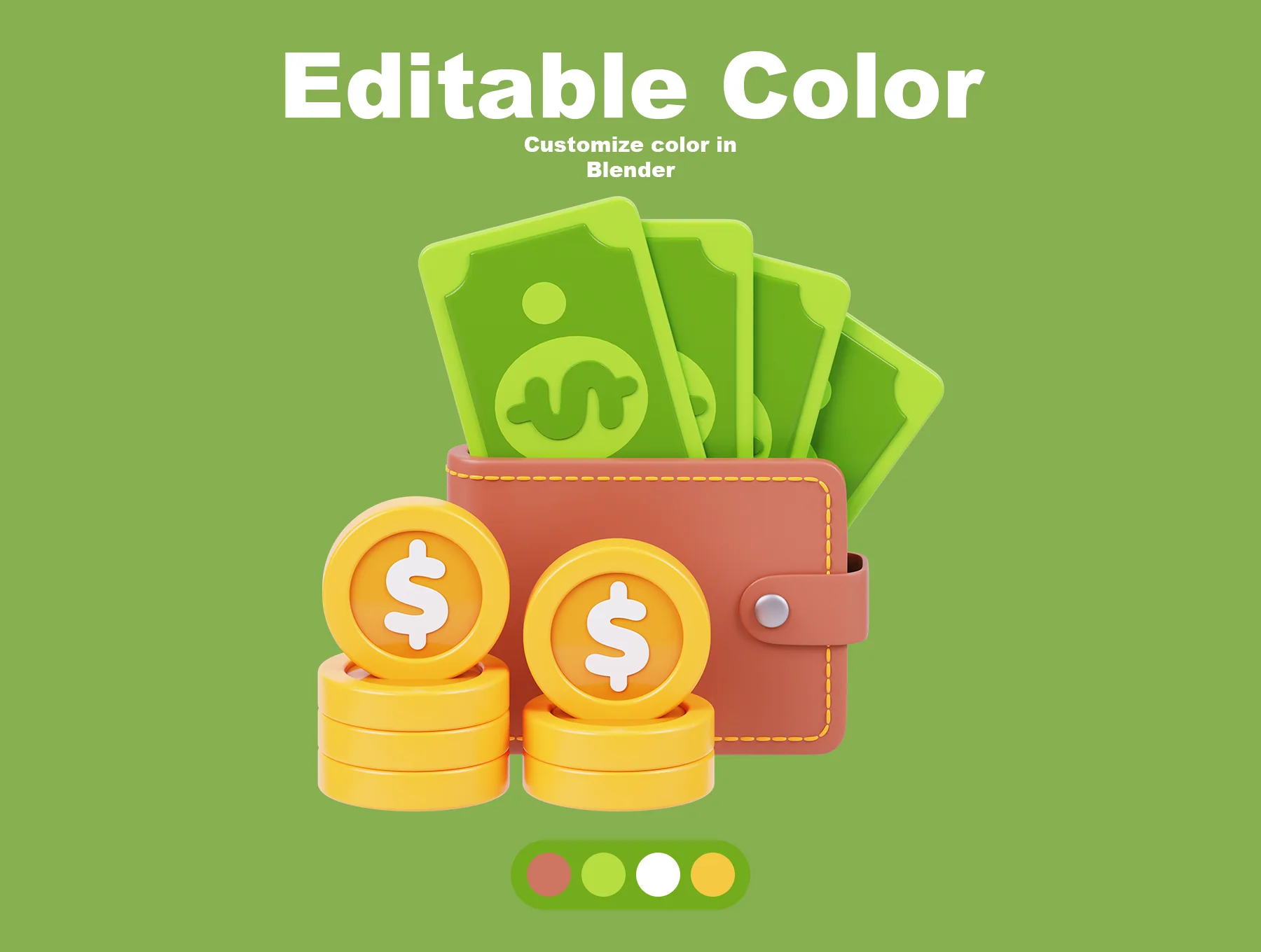Economy 3D Icon Pack 4