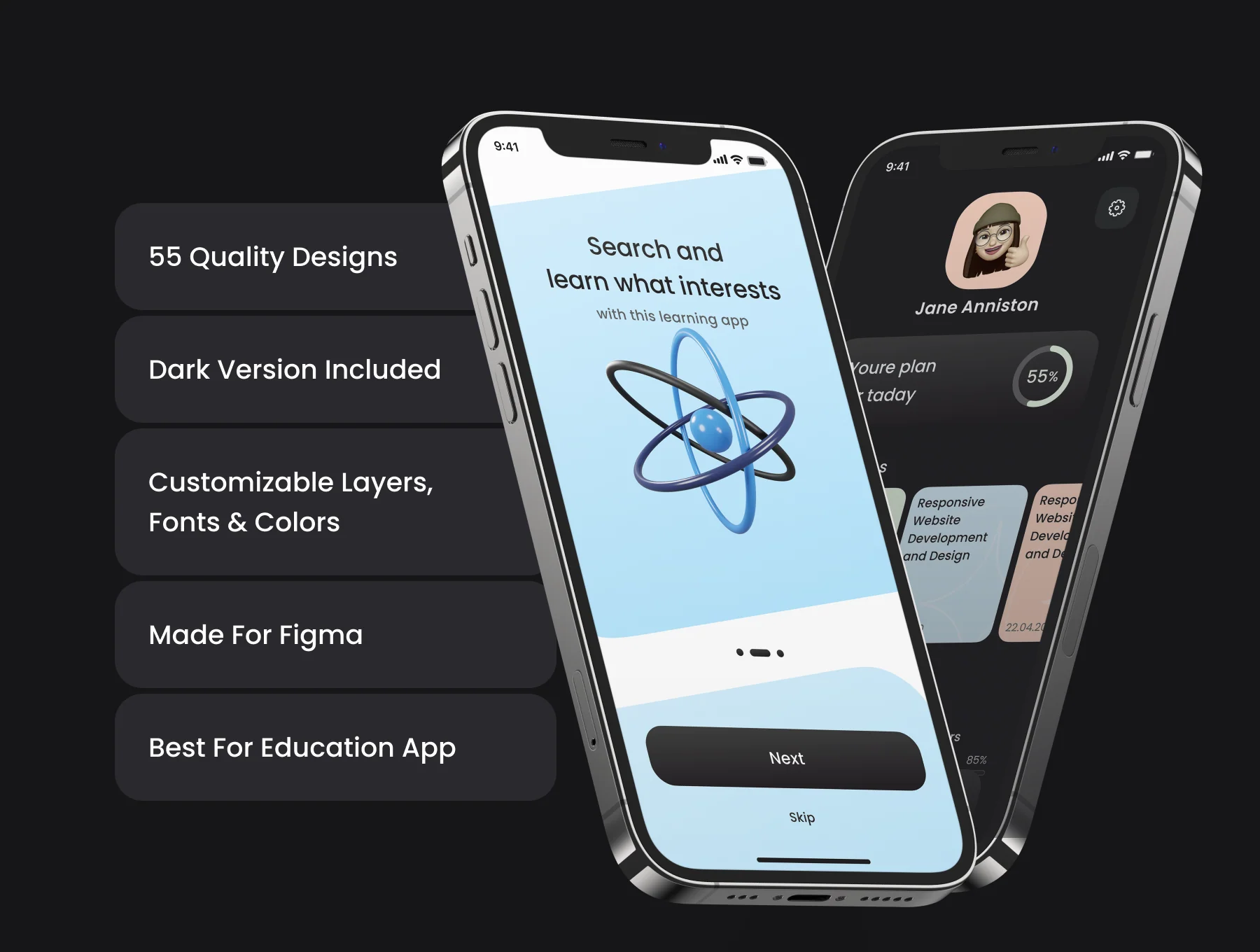 Ed-tech Learning App UI Design Kit v1.3 2