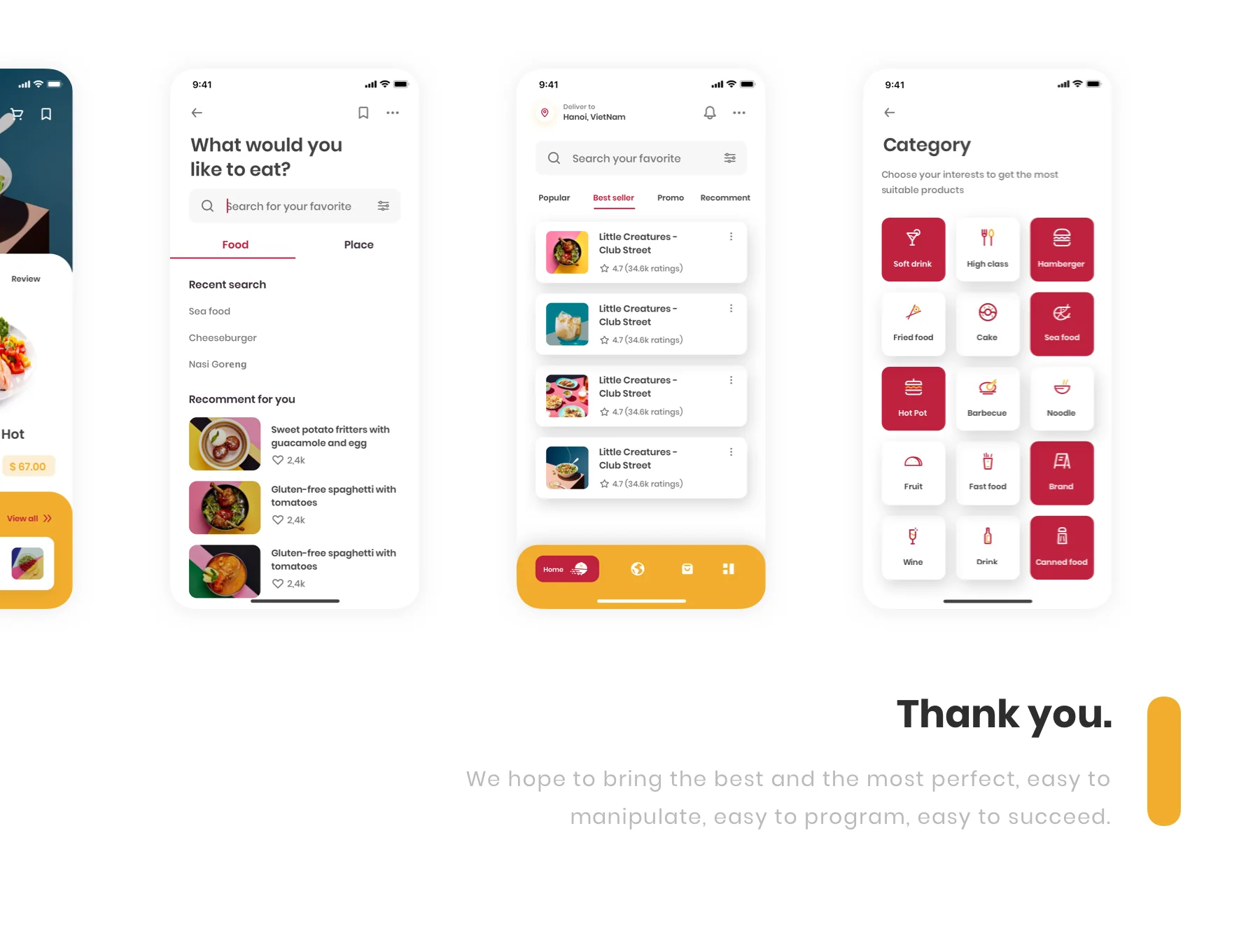 Eden - Food Delivery App UI Kit 6