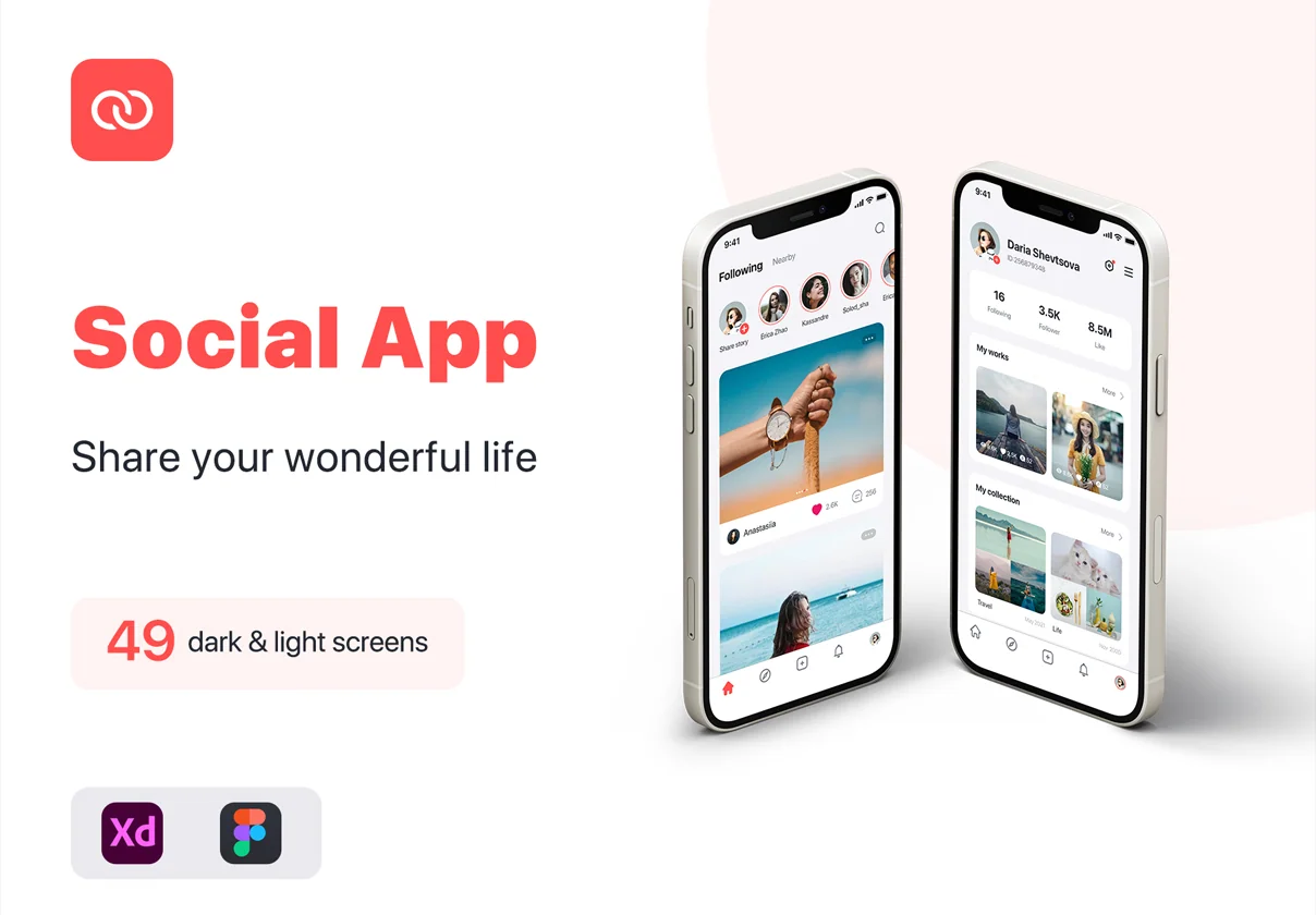 Social App iOS UI Kit