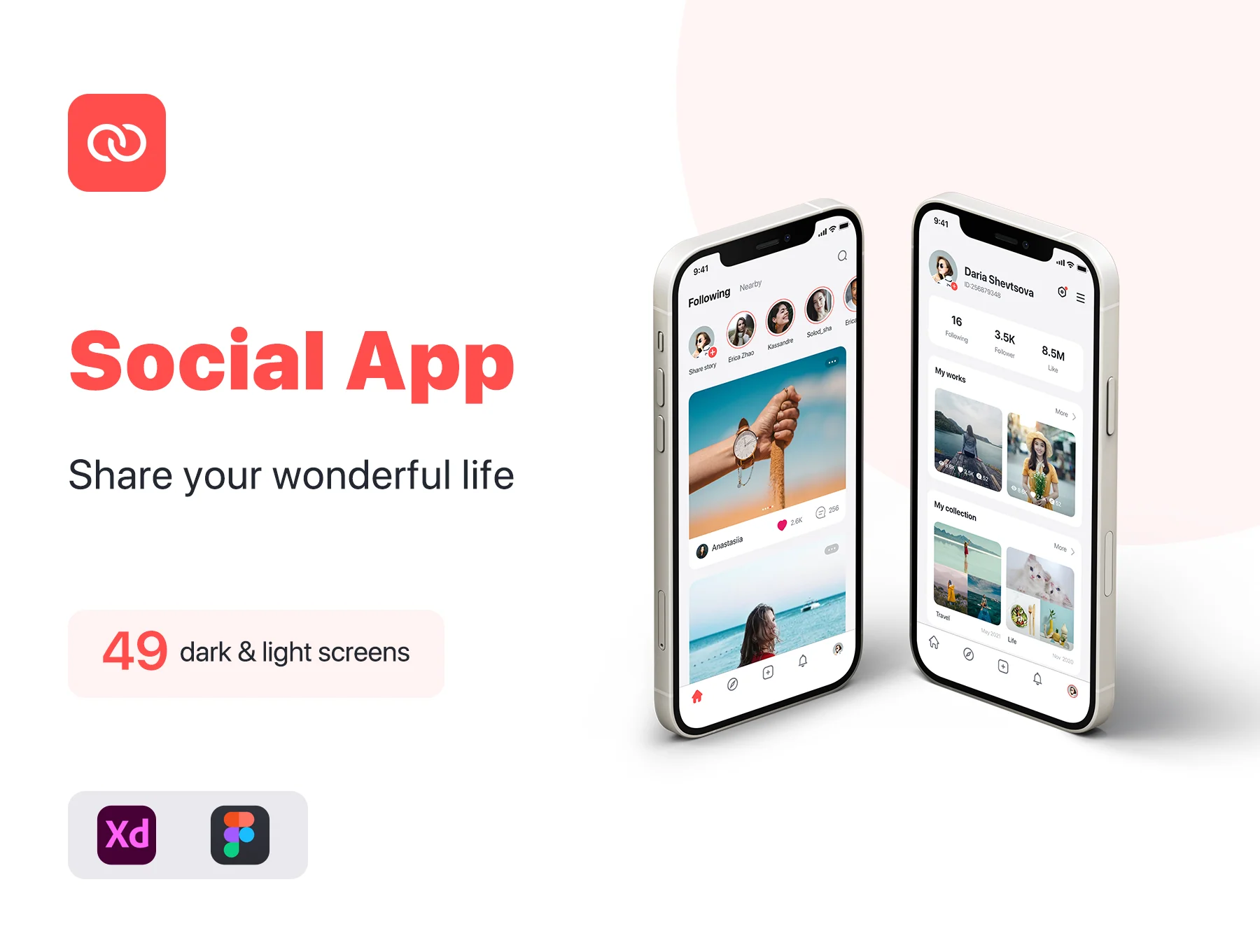 Social App iOS UI Kit