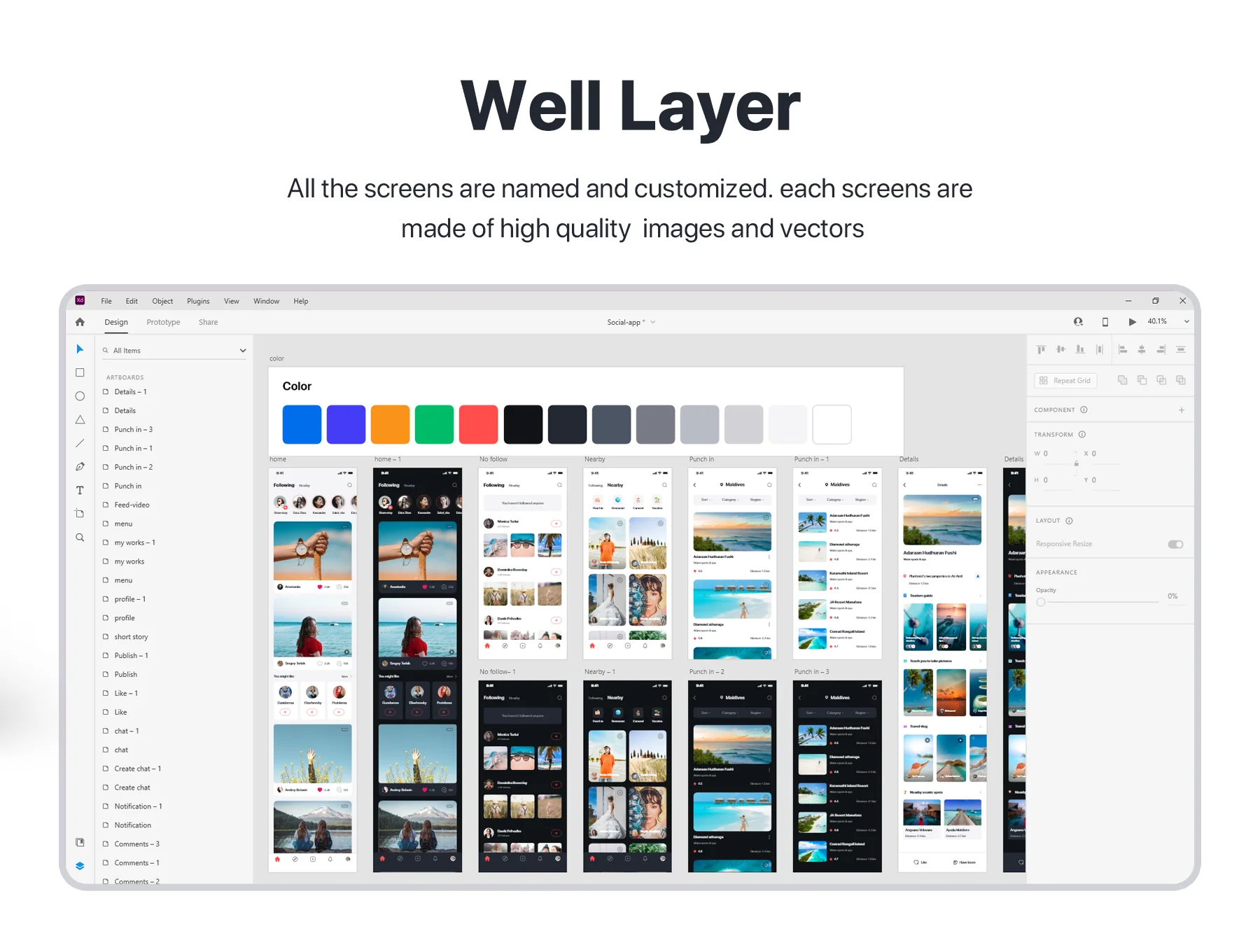 Social App iOS UI Kit 2