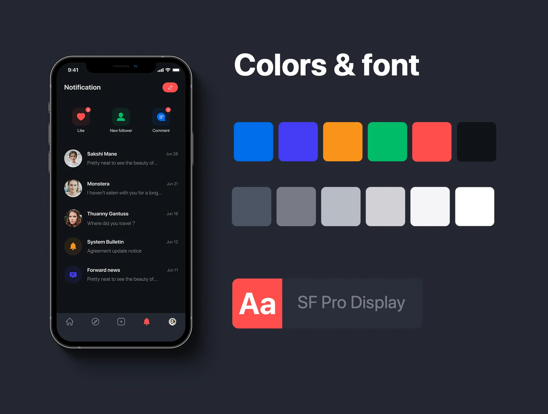 Social App iOS UI Kit 4