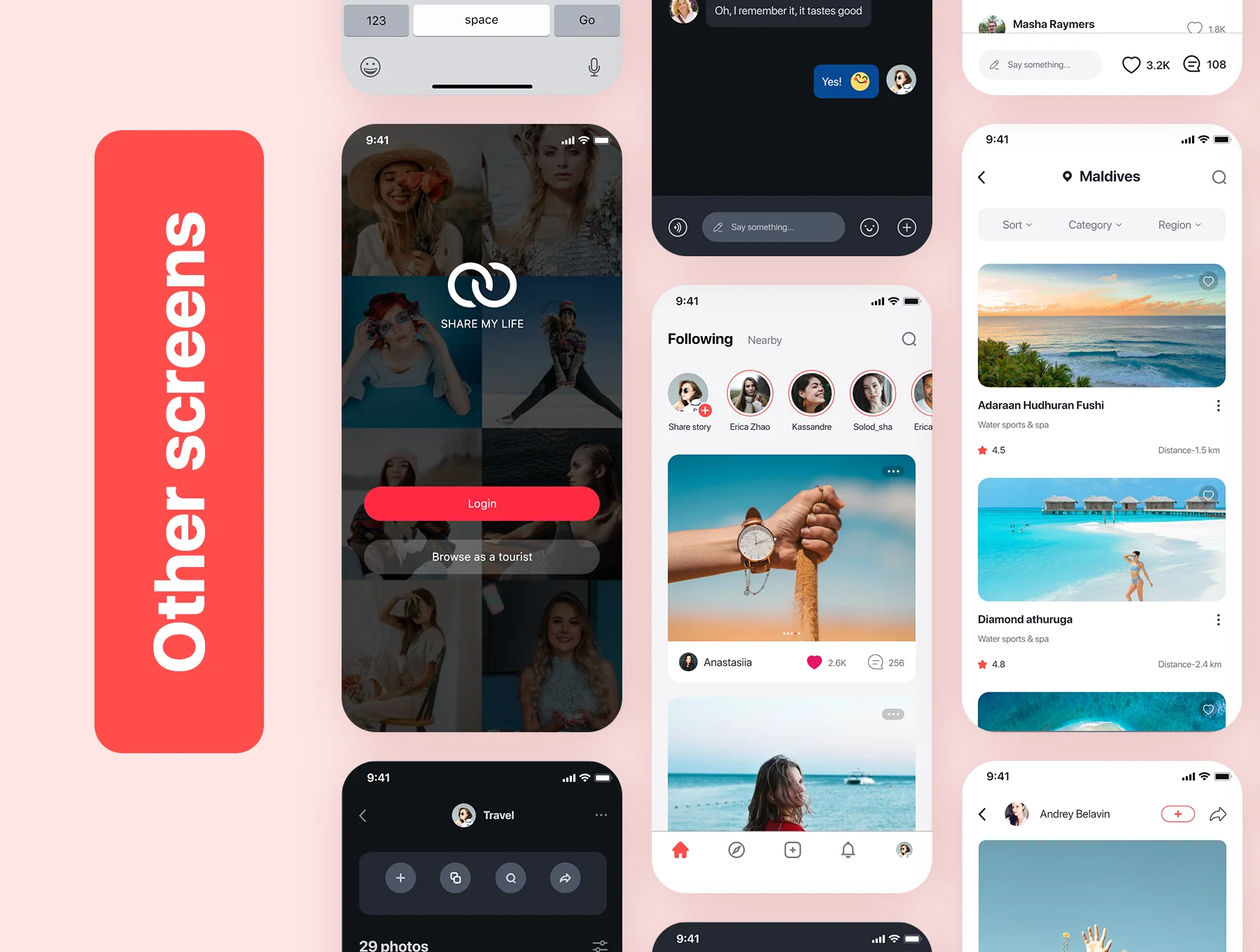 Social App iOS UI Kit 7