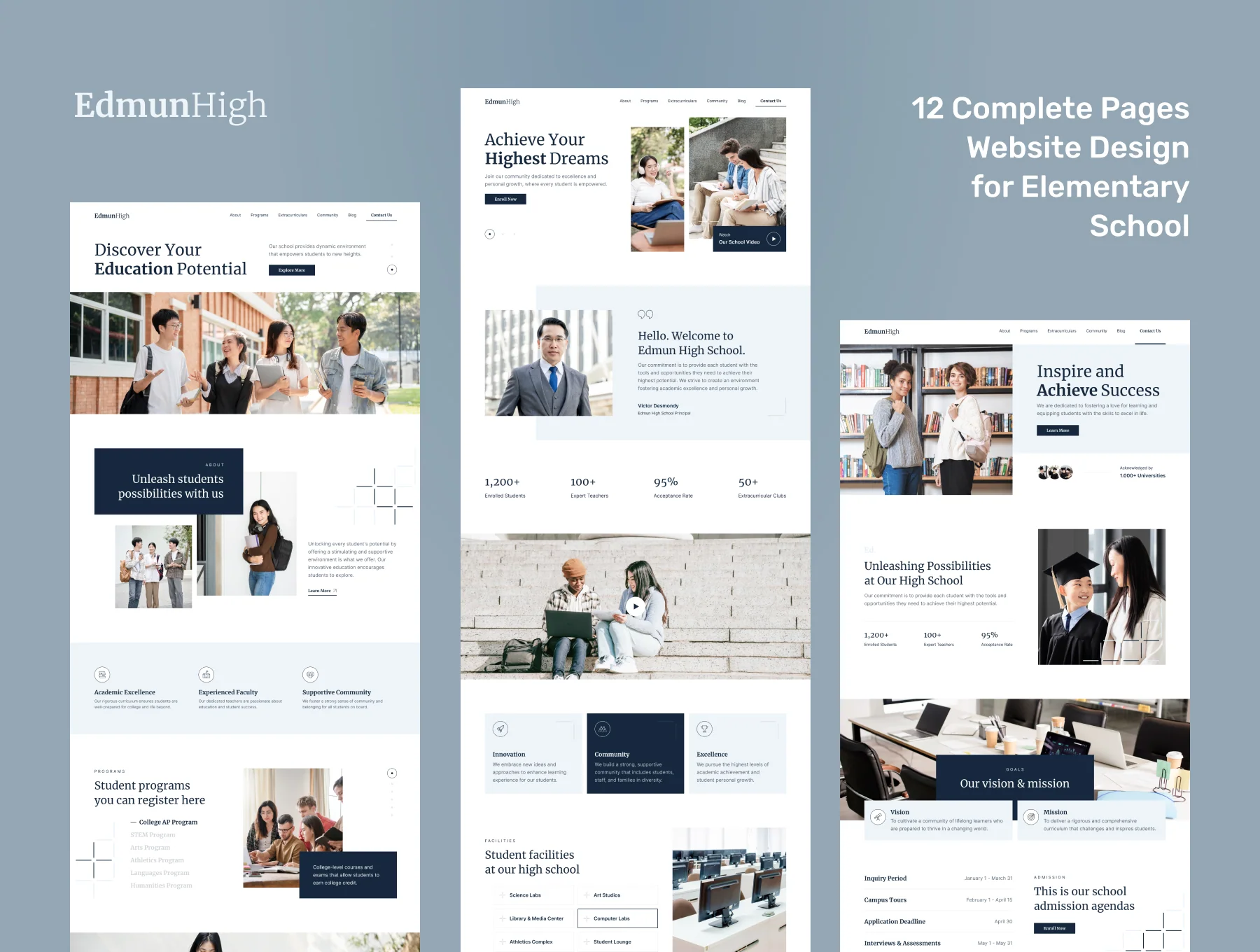 EdmunHigh - Senior High School Website
