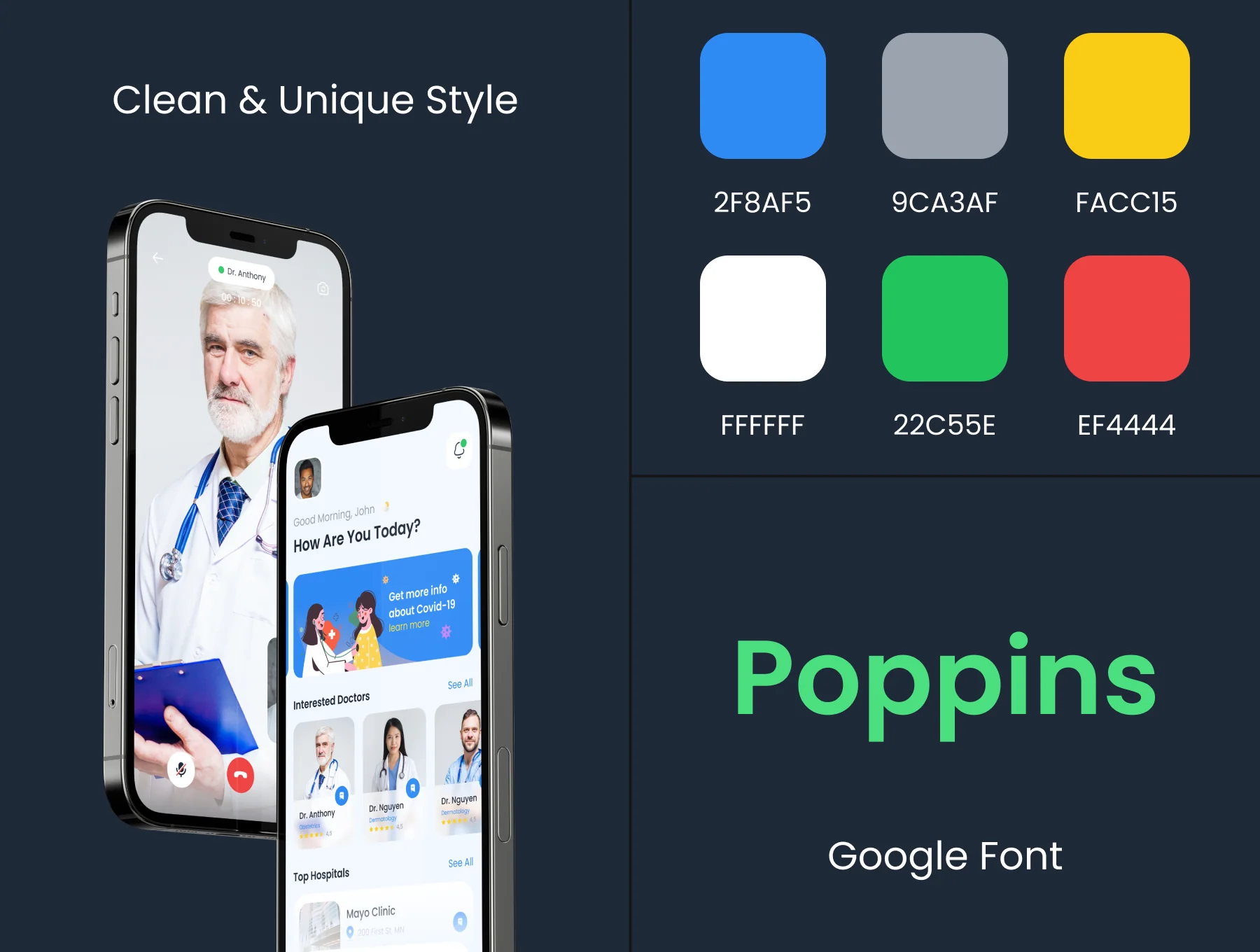 E.Doc - Doctor & Hospital Booking App UI Kit 4
