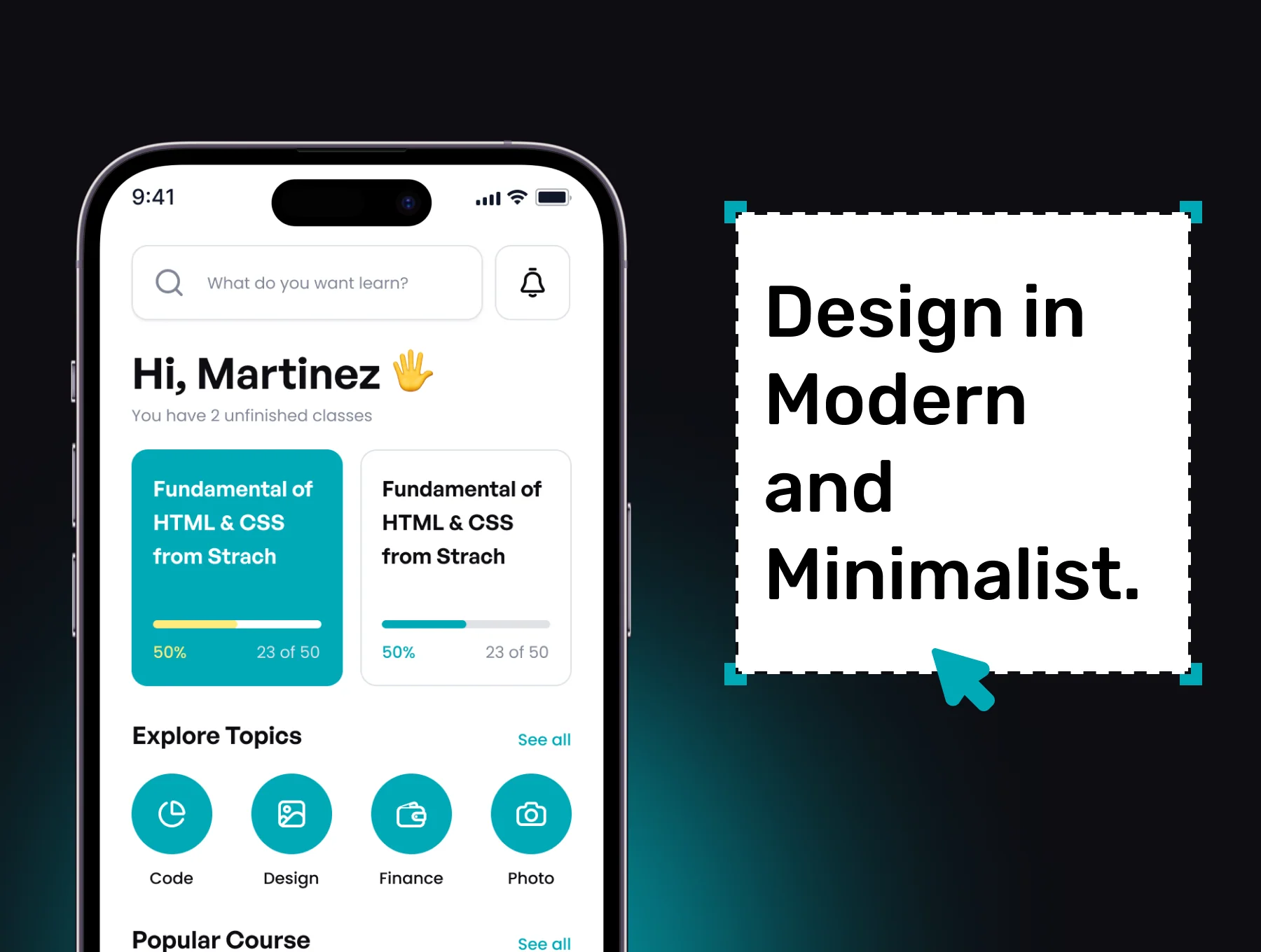 EDUCA - Learning Digital Skill Mobile App UI Kit 5