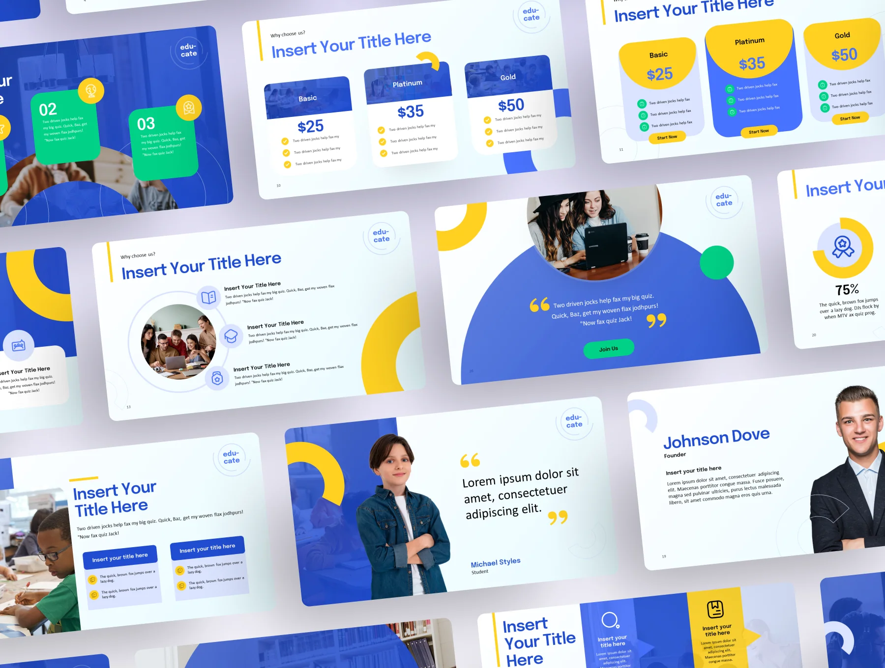 Educafy - Education Keynote Presentation Template 8
