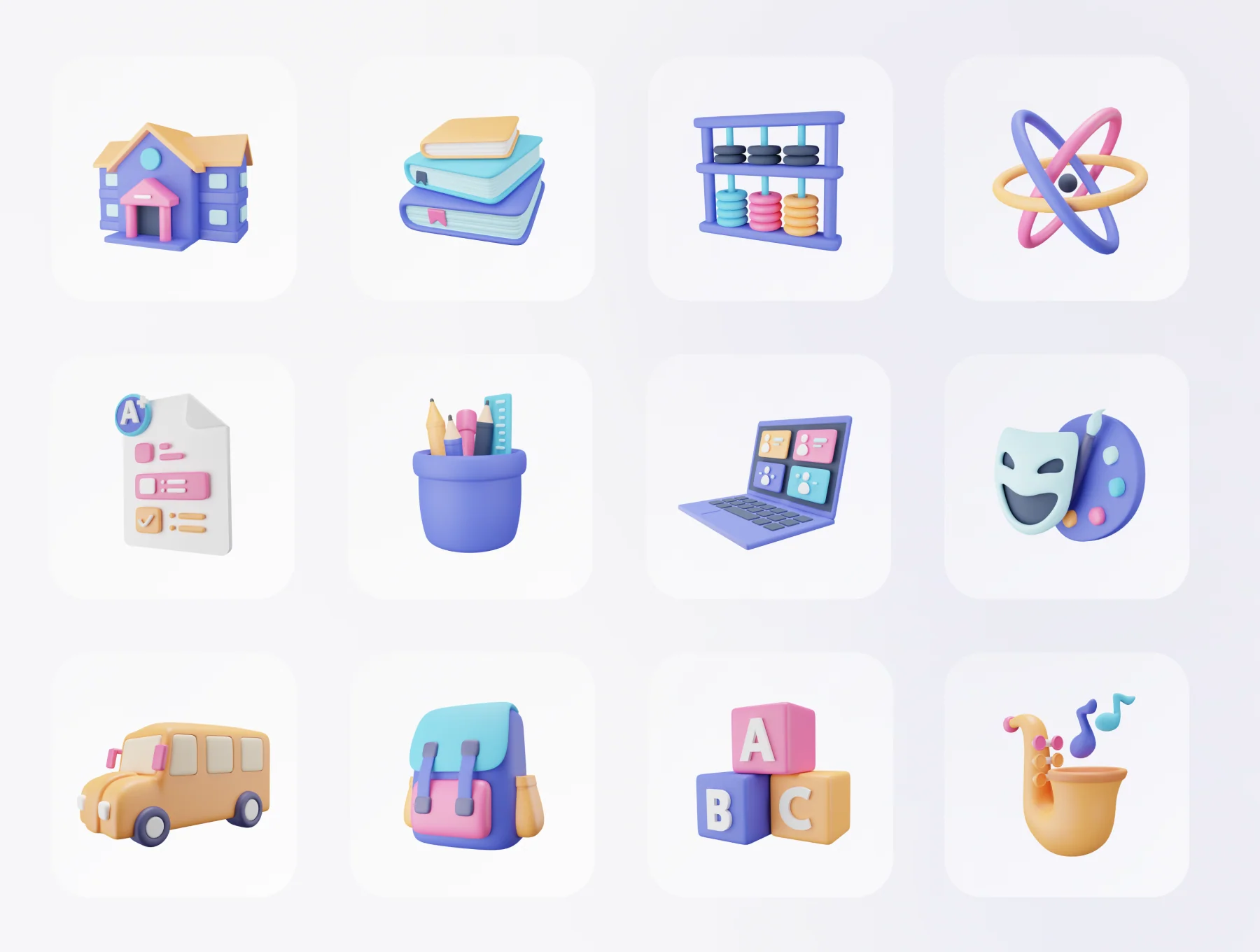 Educally - Education 3D Icon Set 8