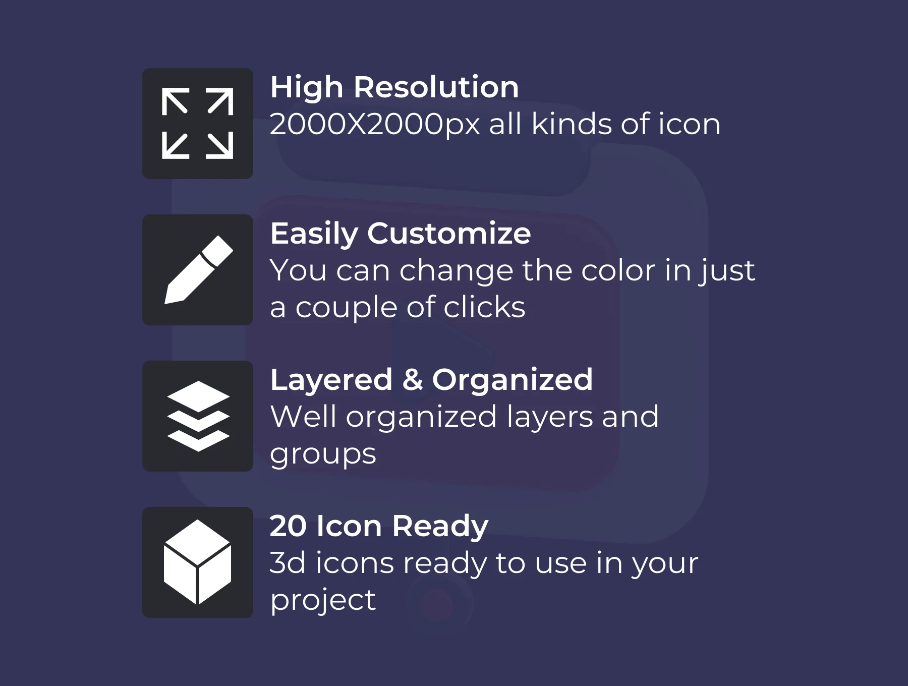 Education 3D icon pack 2