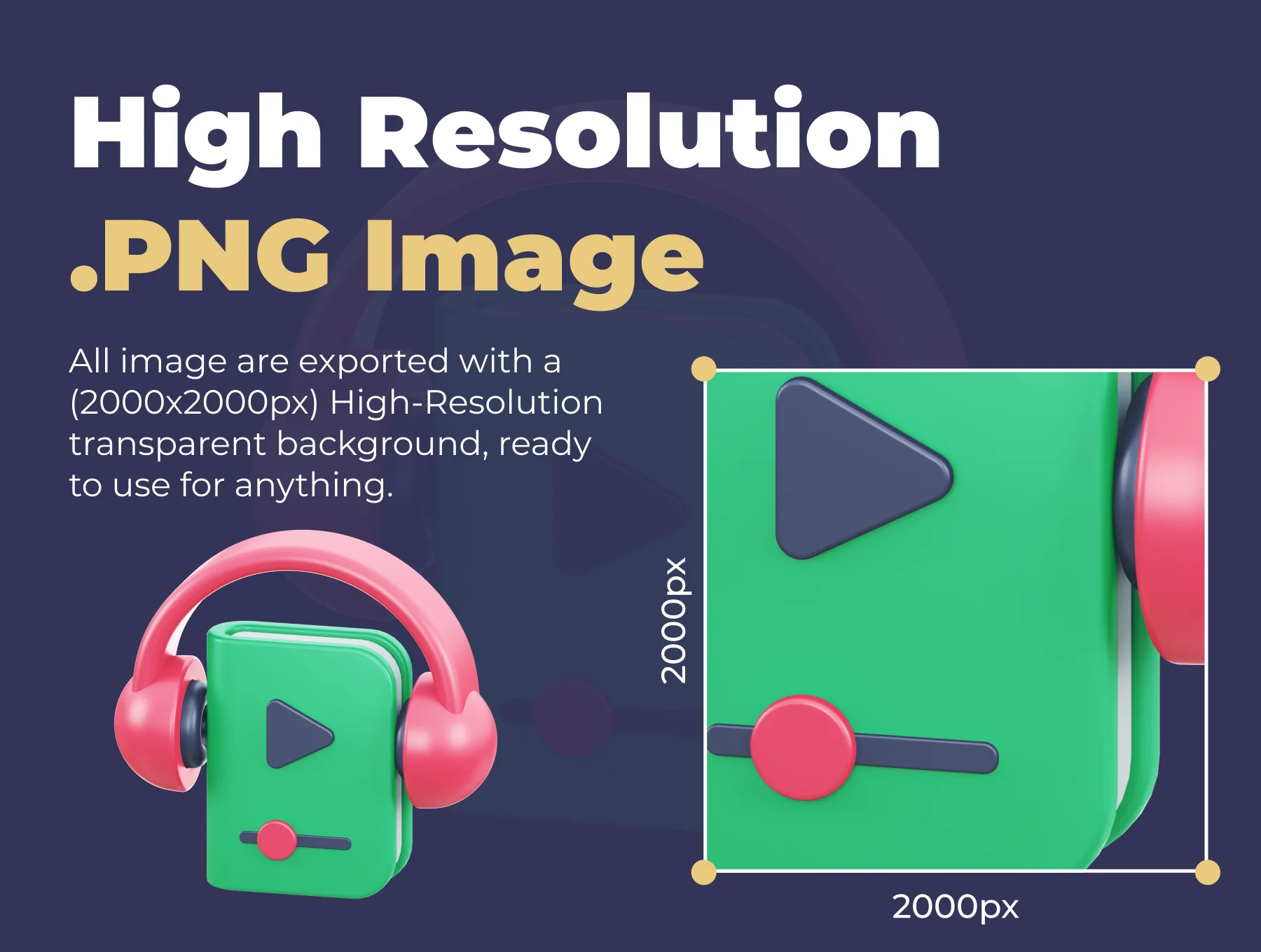Education 3D icon pack 4