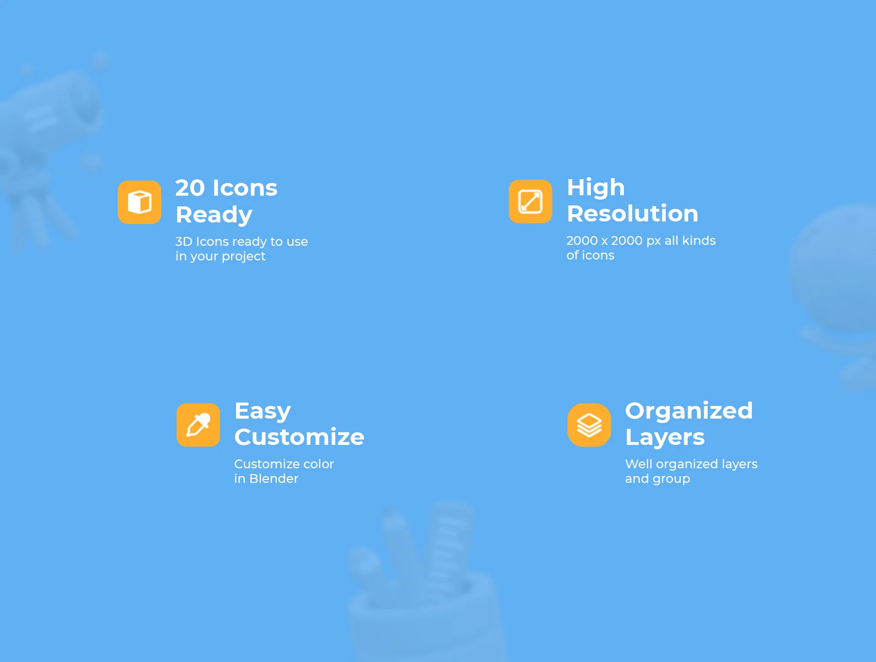 Education 3D Illustration Pack 2