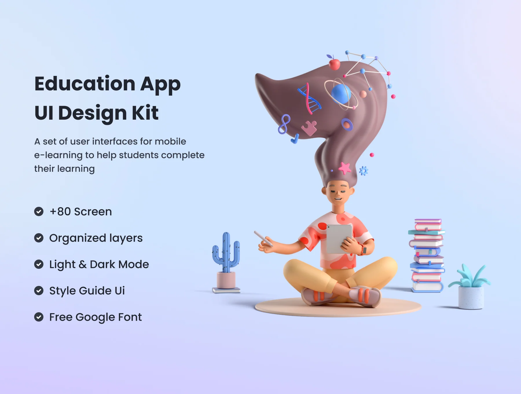 Education App UI Design Kit