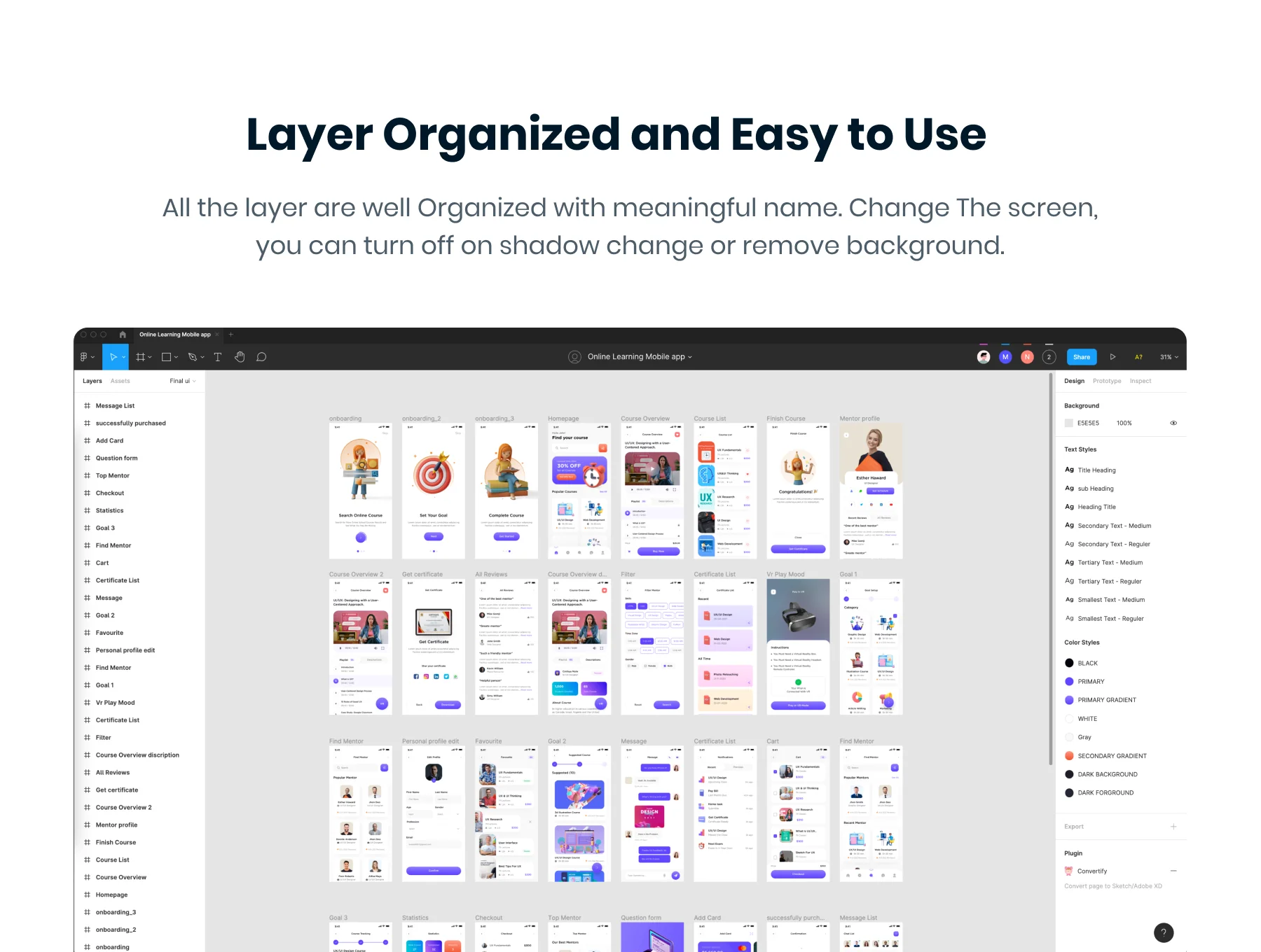 Education App UI KIT 3