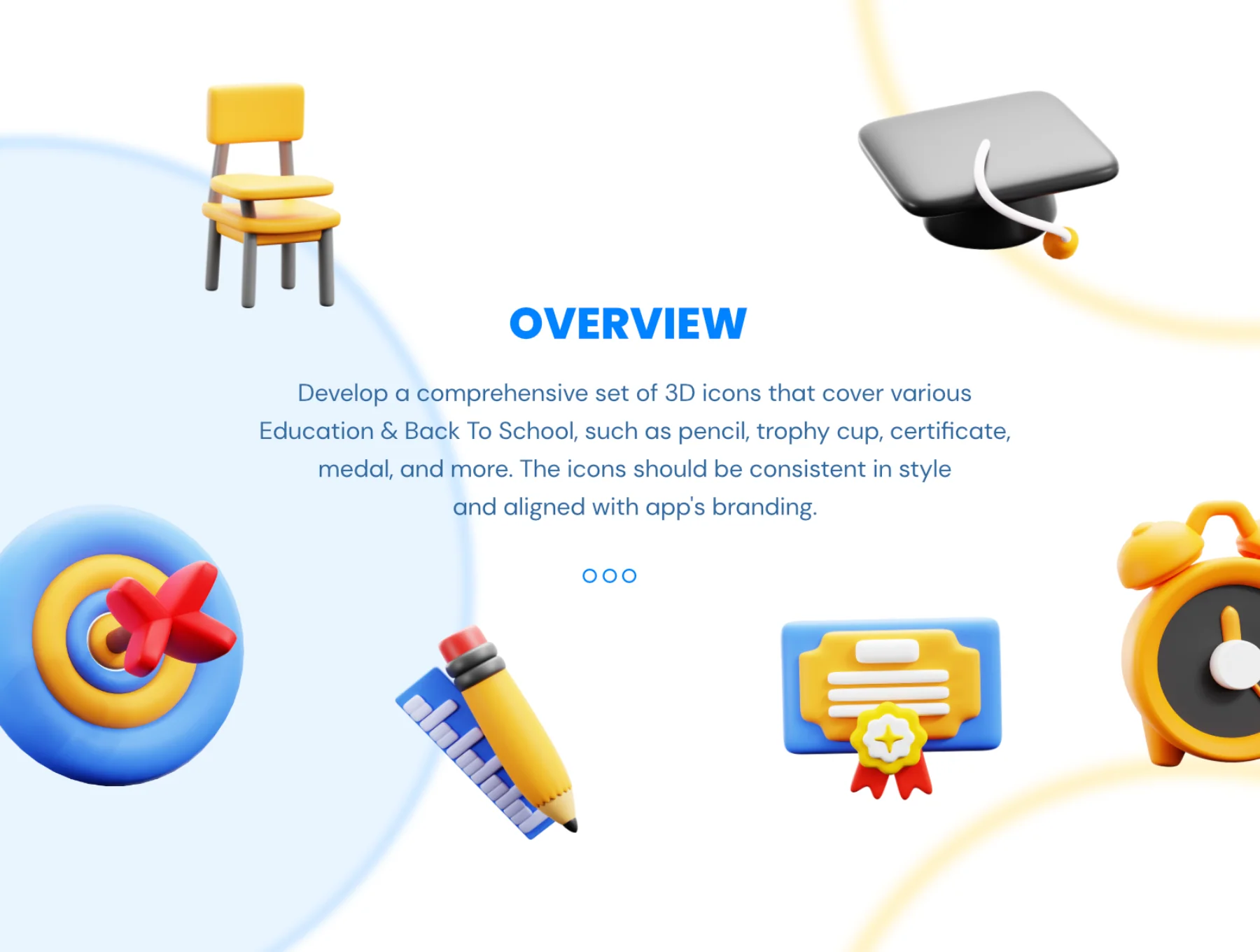 Education & Back to School 3D Icons Pack 2