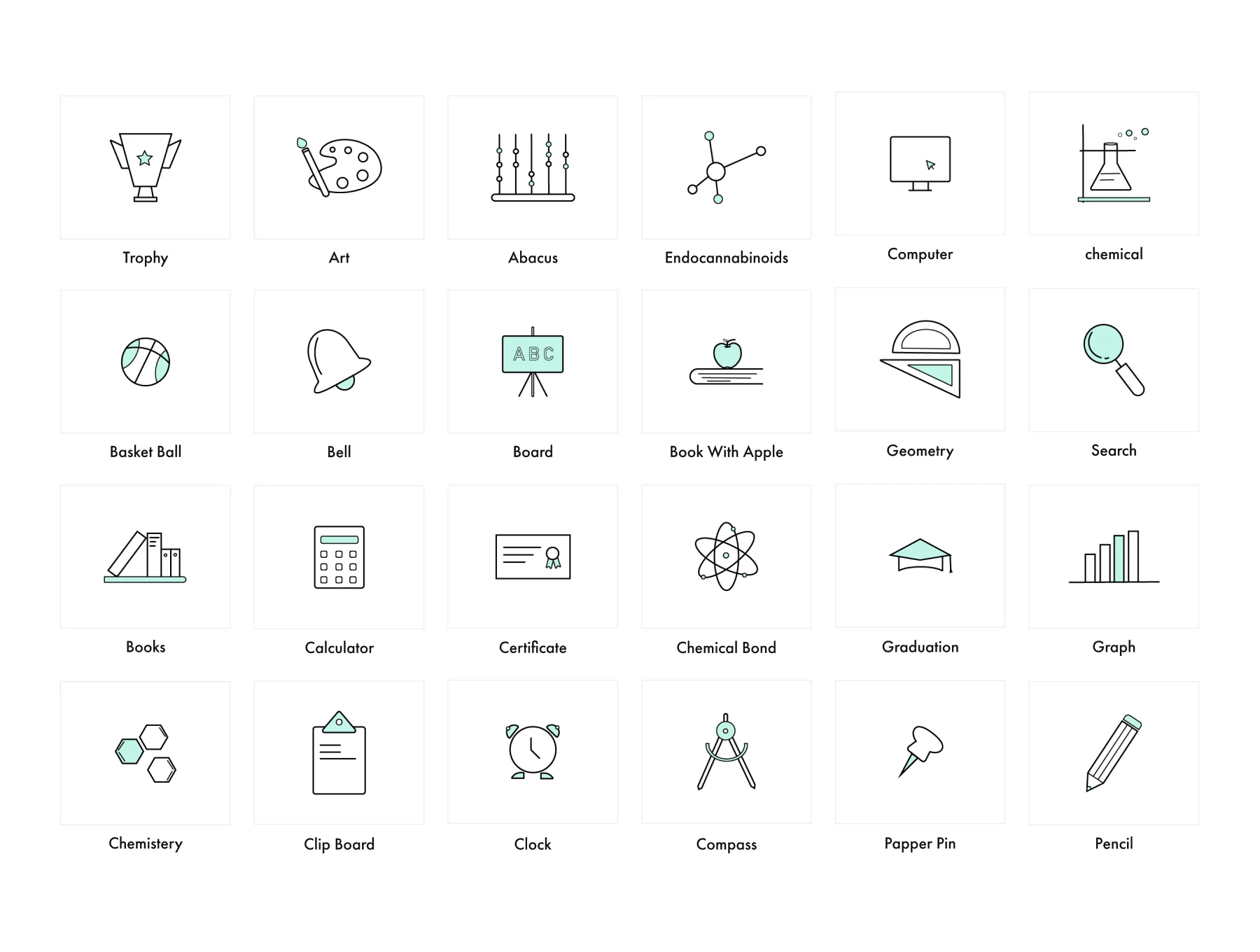 Education Icons 3
