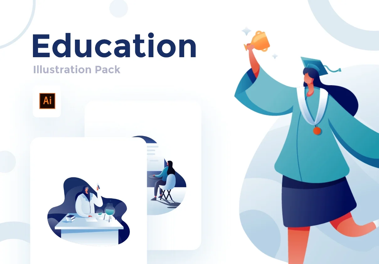 Education Illustration Pack
