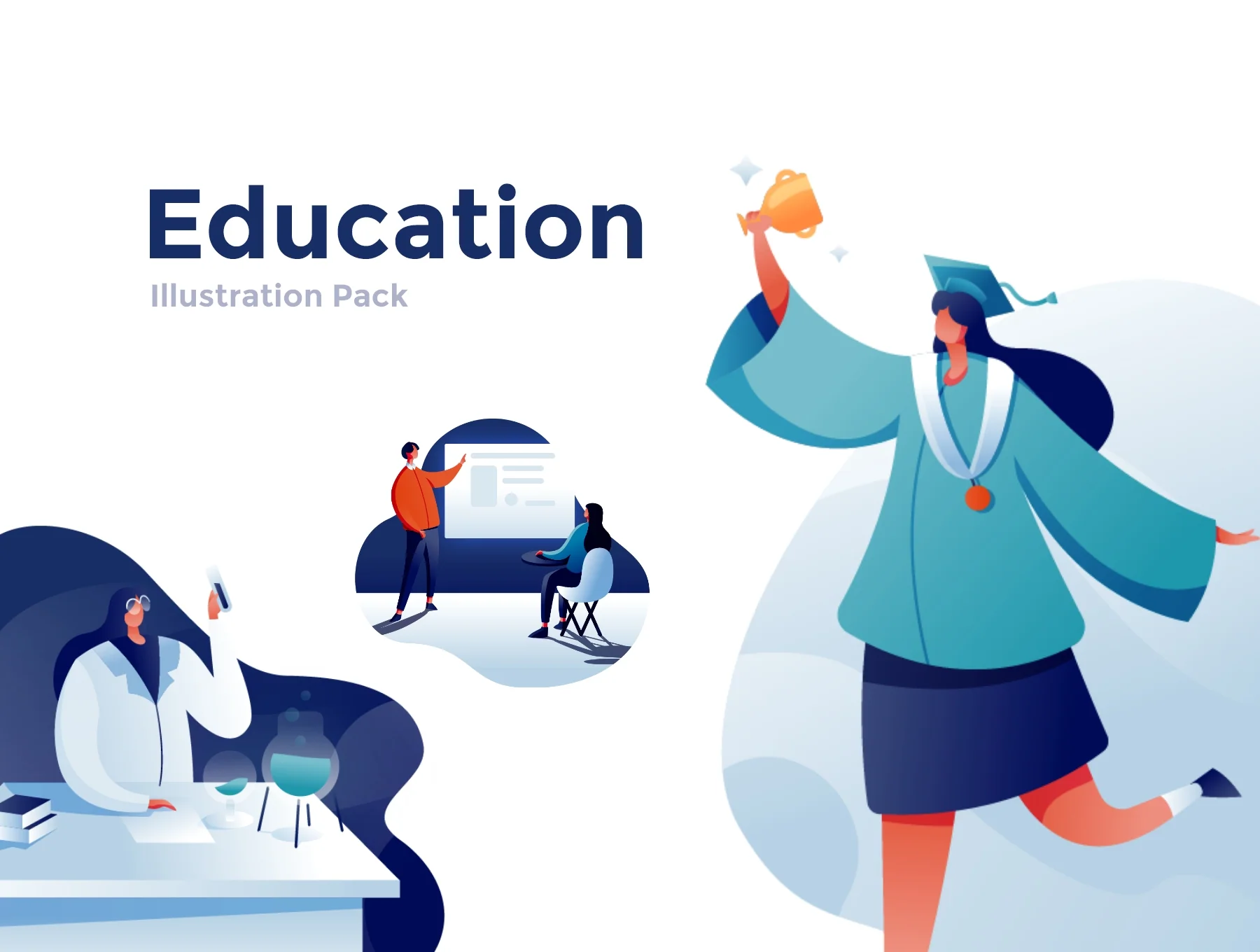 Education Illustration Pack