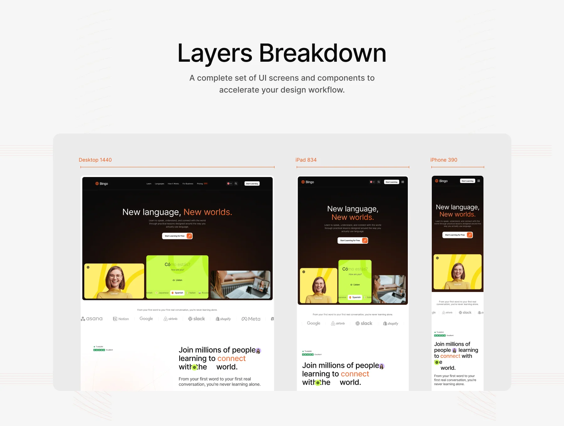 Education Landing Pages UI Kit 3
