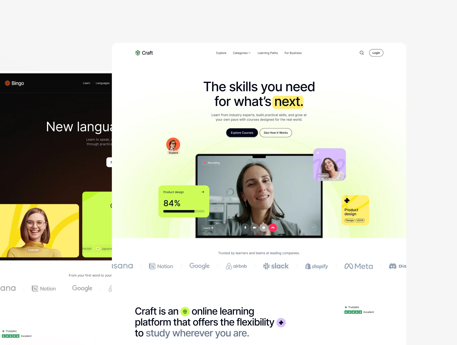 Education Landing Pages UI Kit 6