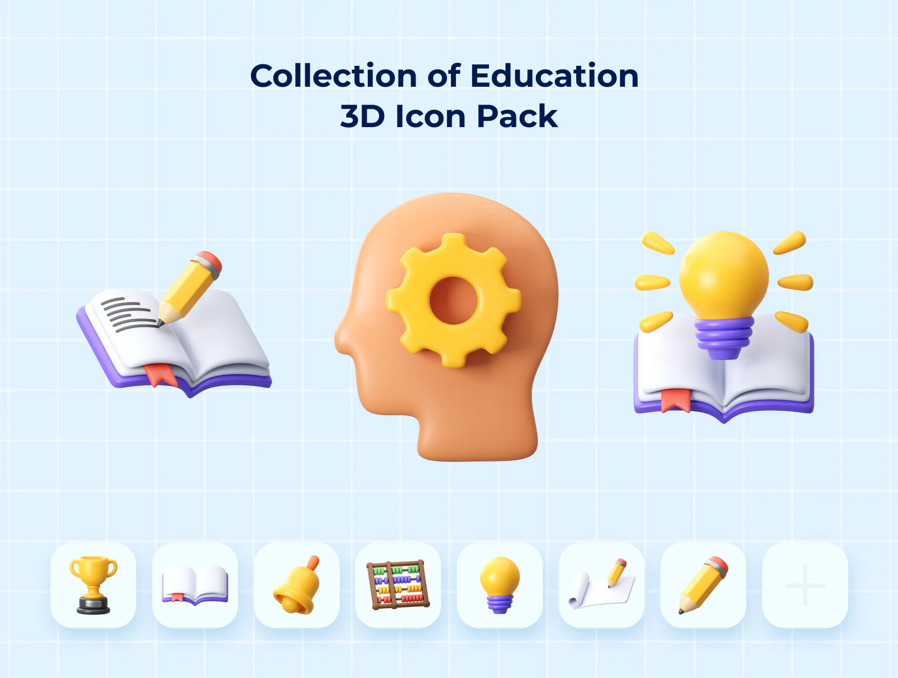 Education 3D Icons 2