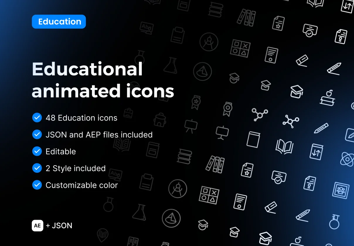Educational Animated Icons