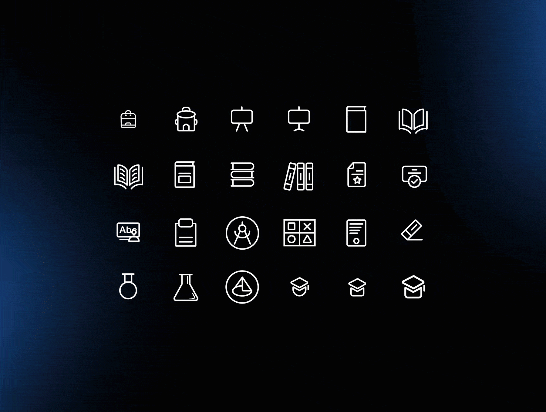 Educational Animated Icons 4
