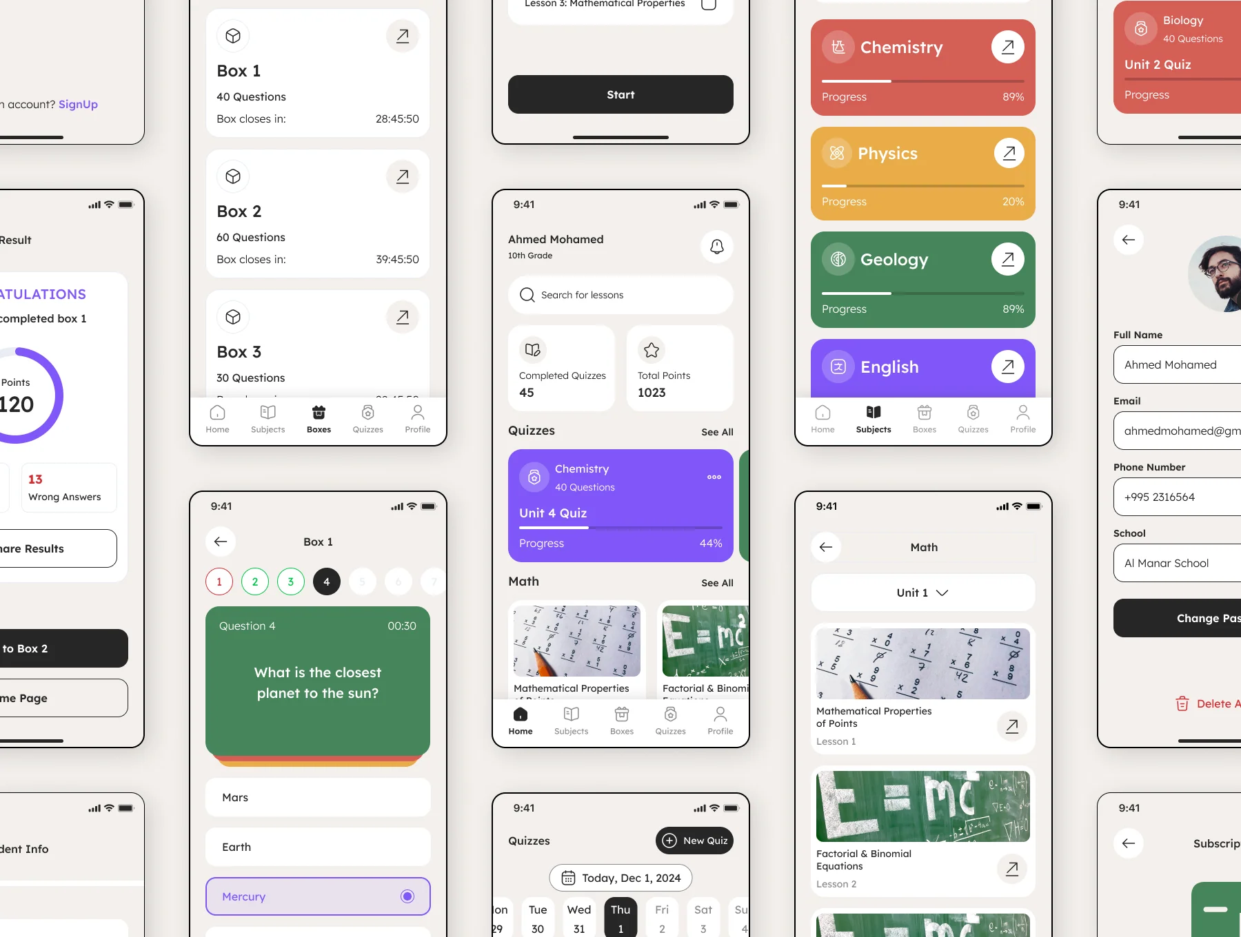 Educato - Education App (Leitner System) 3