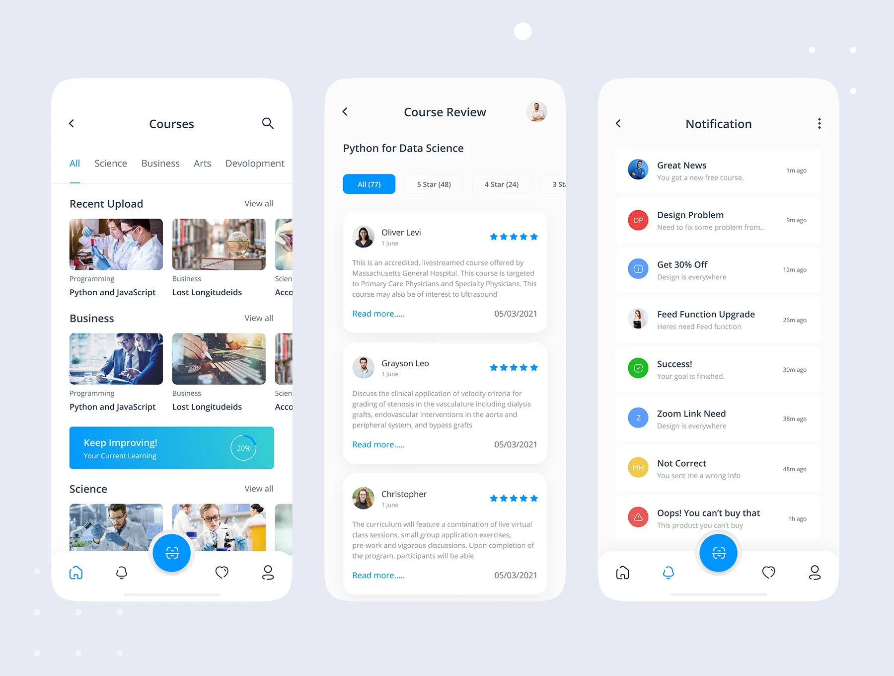 Educaze Online Education App UI Kit 4