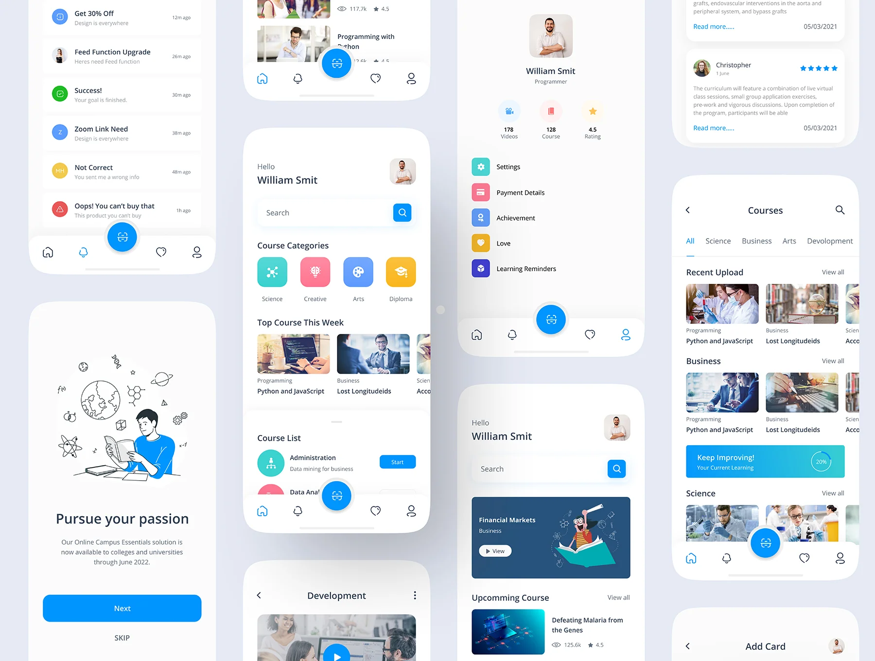 Educaze Online Education App UI Kit 5