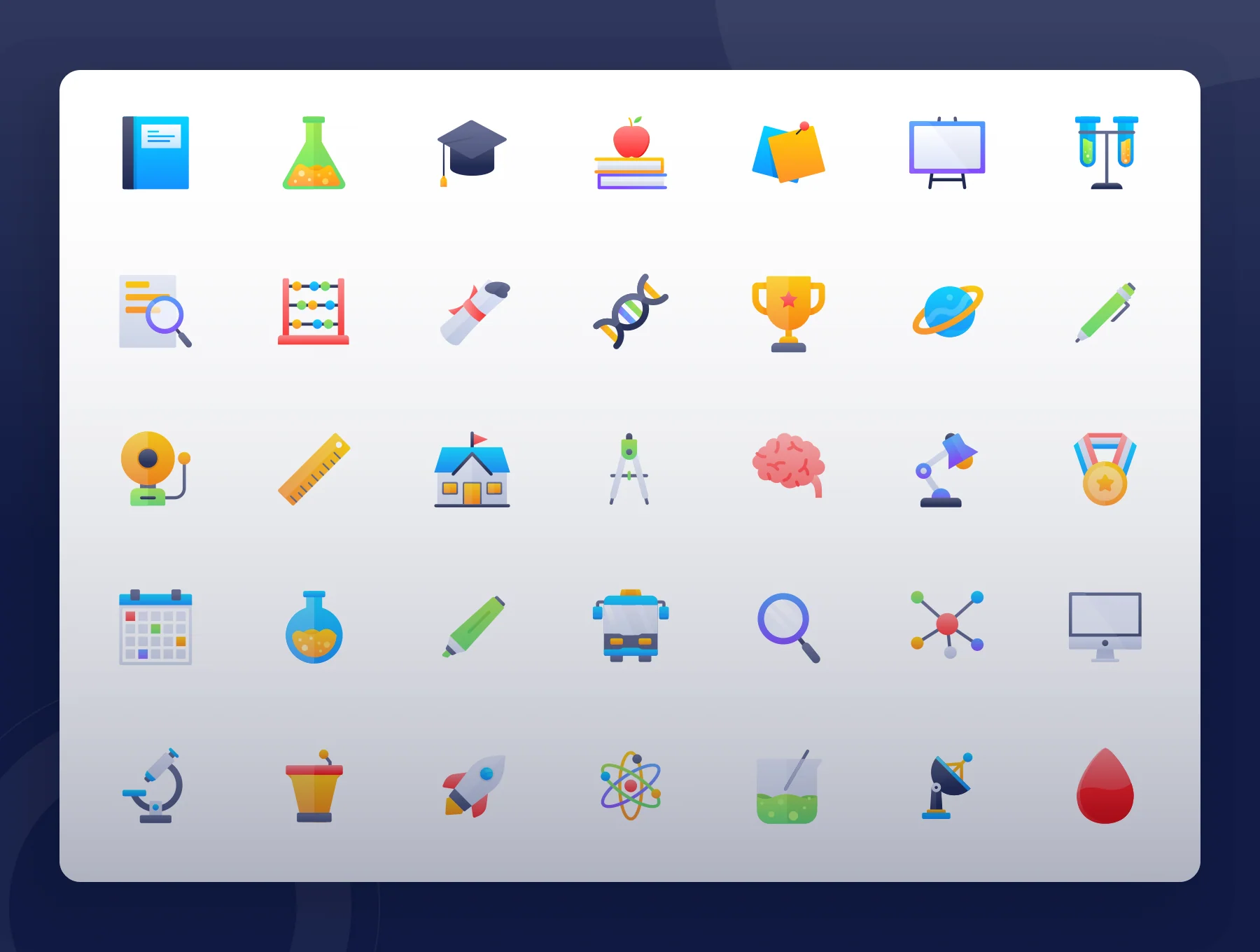 Educca : Education Icon Pack 5