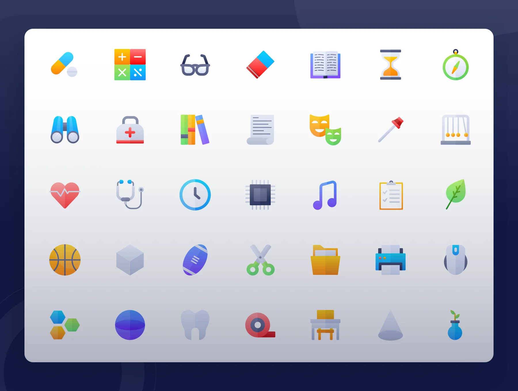 Educca : Education Icon Pack 6