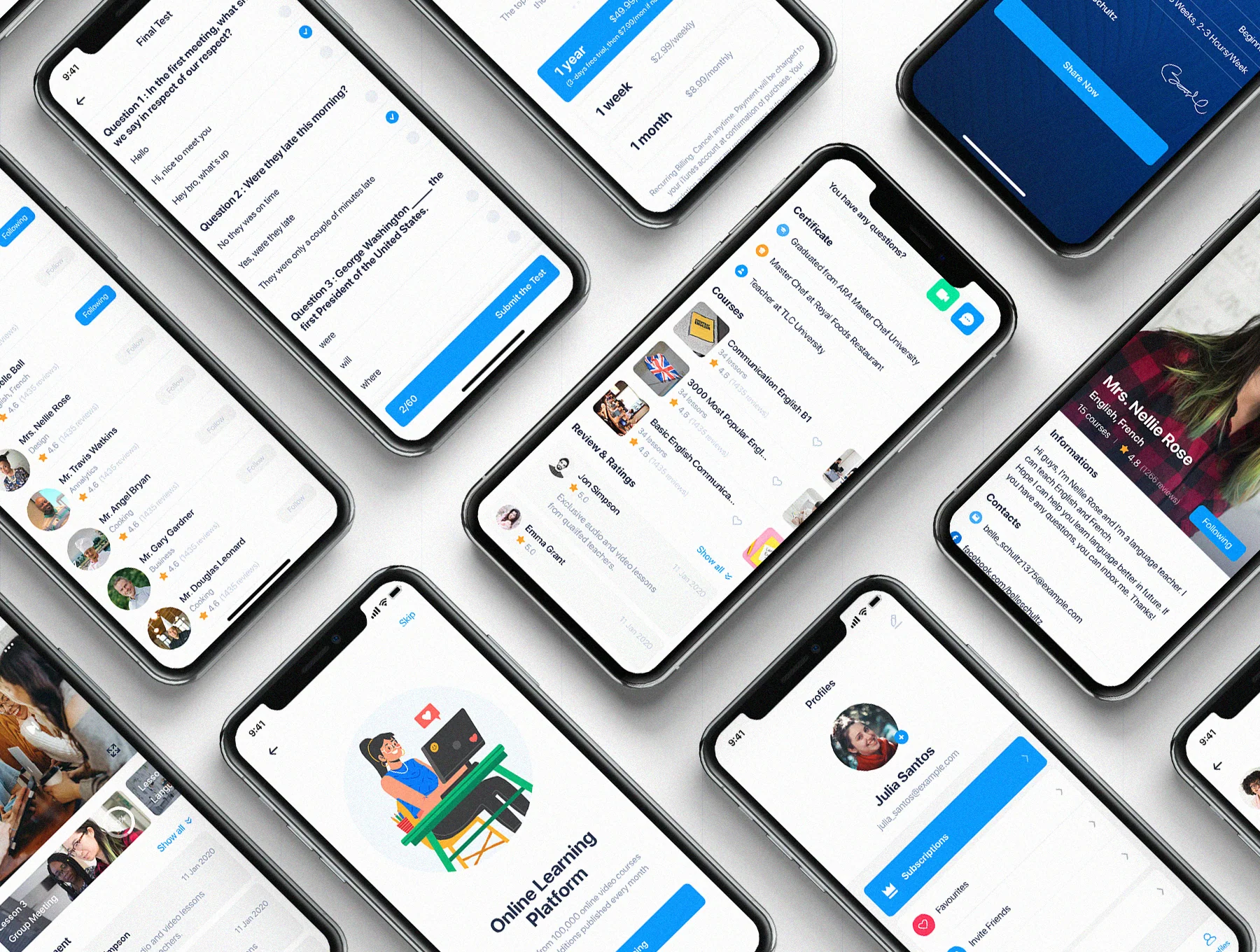 Edulake - Online Course mobile UI Kit 2