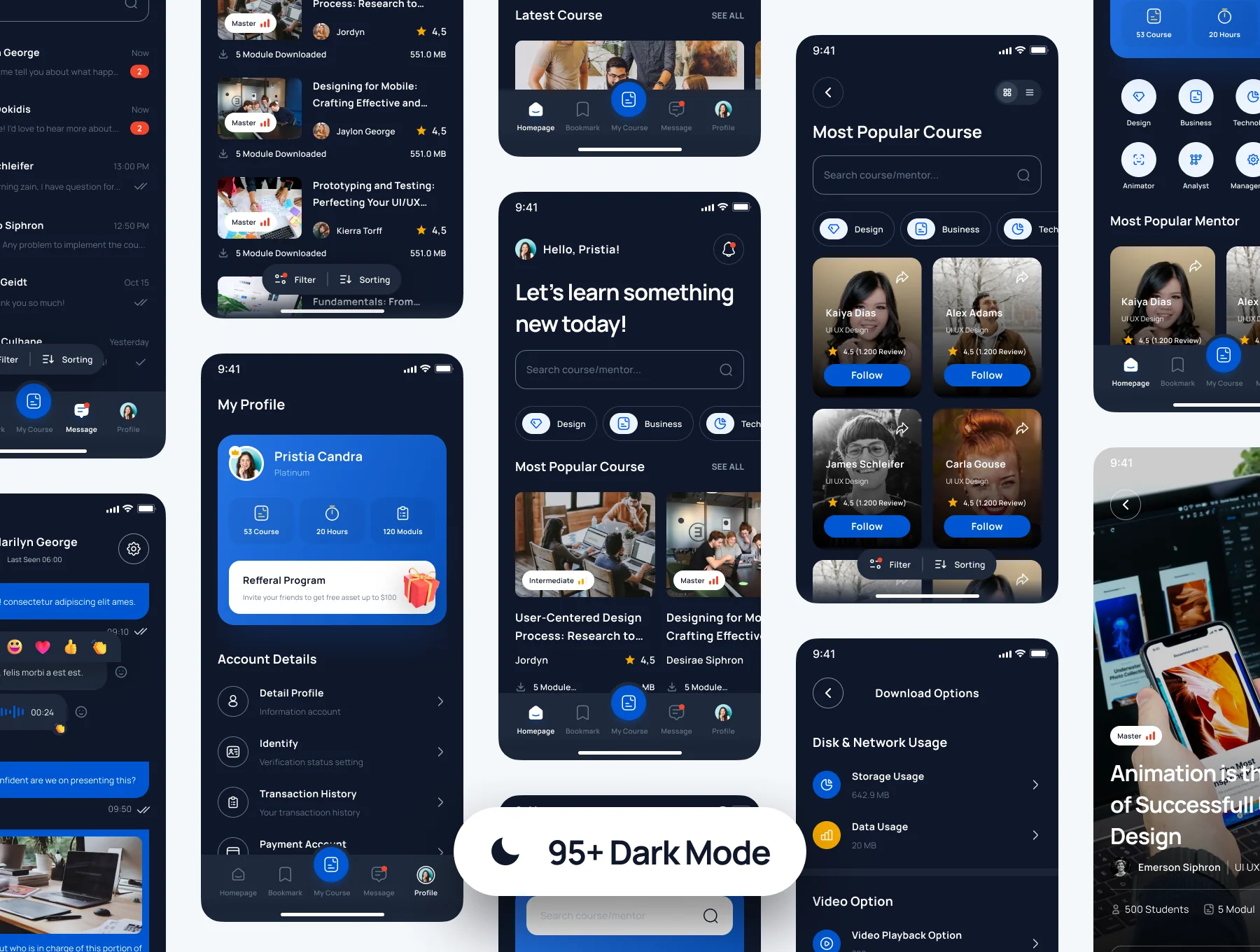 Eduline - Education & Online Learning App UI Kit 4