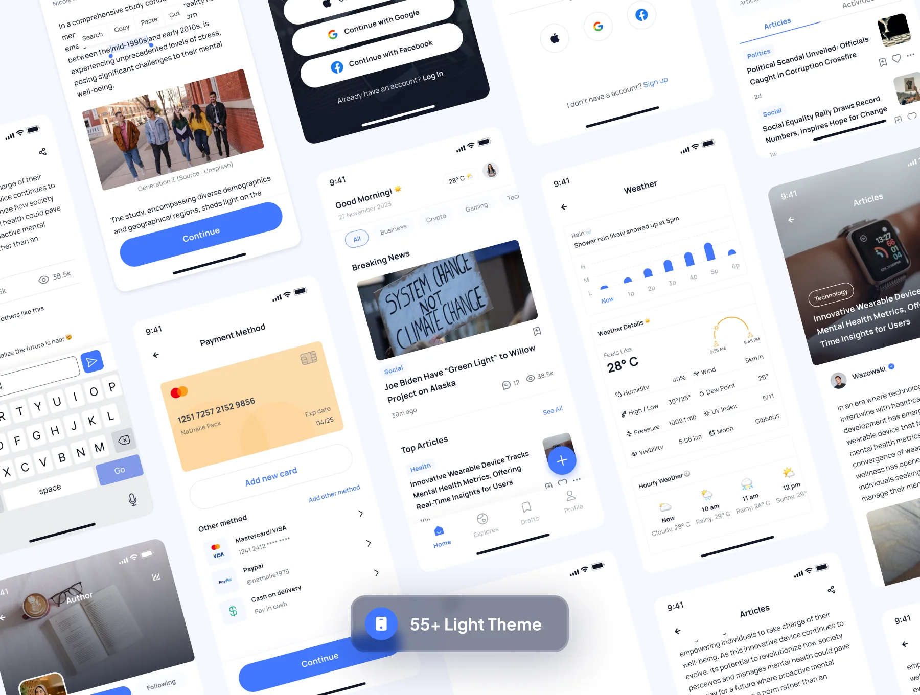 Newst - News App UI Kit 5
