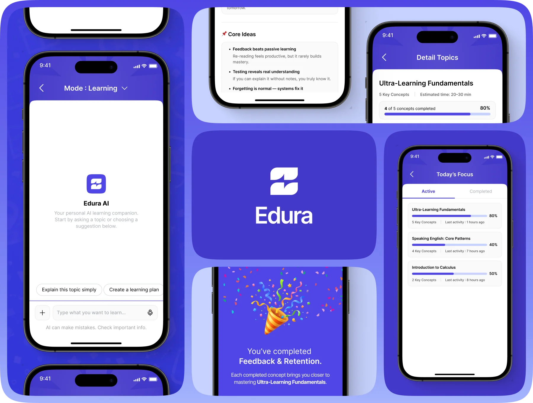 Edura - AI Learning Companion App 3
