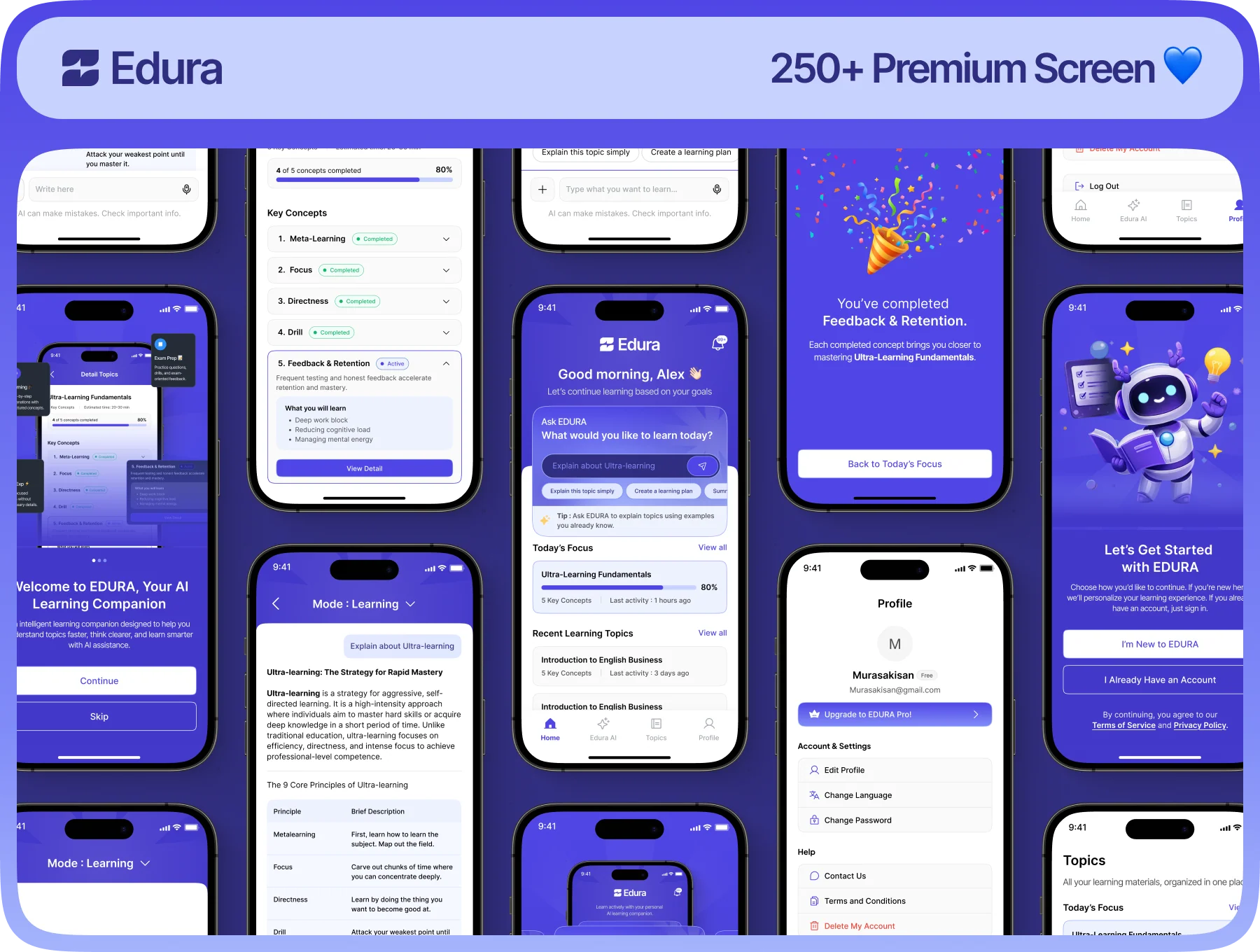 Edura - AI Learning Companion App 5