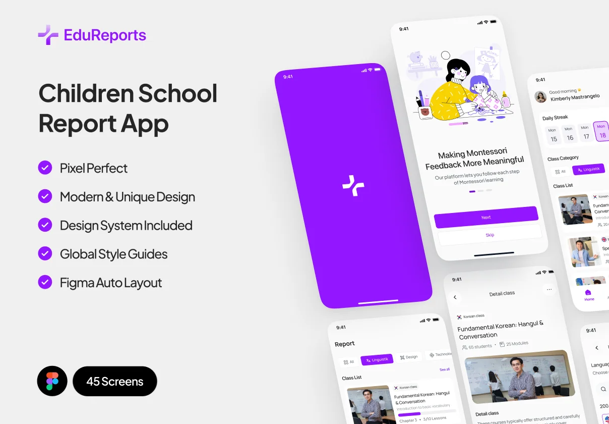 EduReports - Montessori School Report App